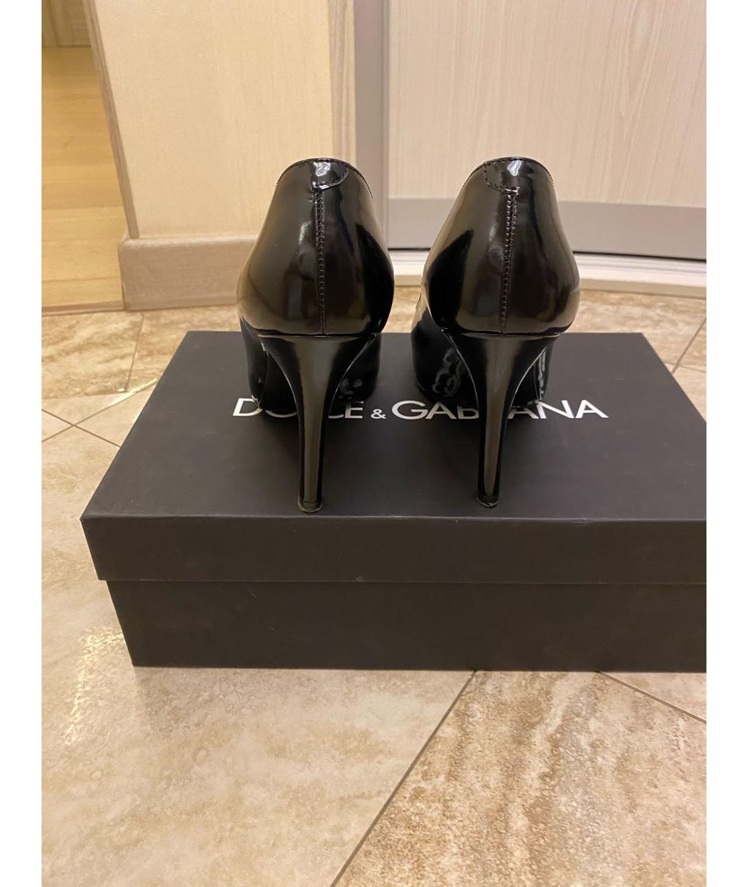 DOLCE&GABBANA Черные туфли, фото 3