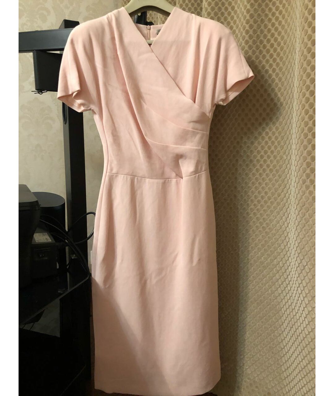BOTTEGA VENETA Розовое полиэстеровое коктейльное платье, фото 5