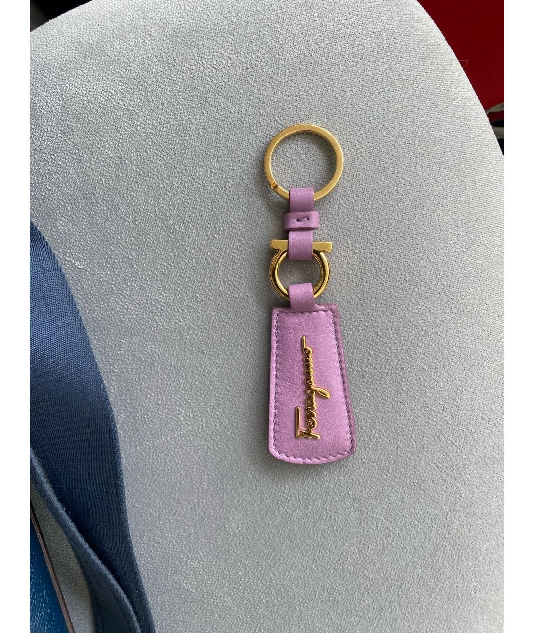 FERRAGAMO Фиолетовый брелок, фото 2