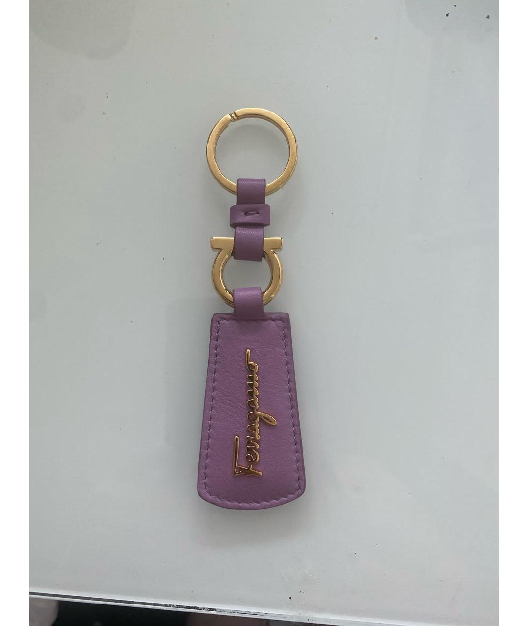 FERRAGAMO Фиолетовый брелок, фото 7