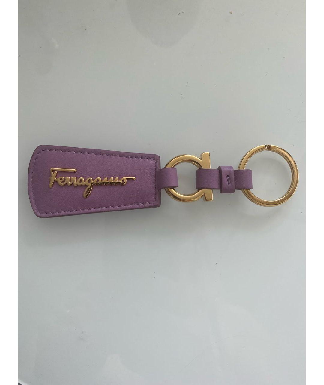 FERRAGAMO Фиолетовый брелок, фото 3
