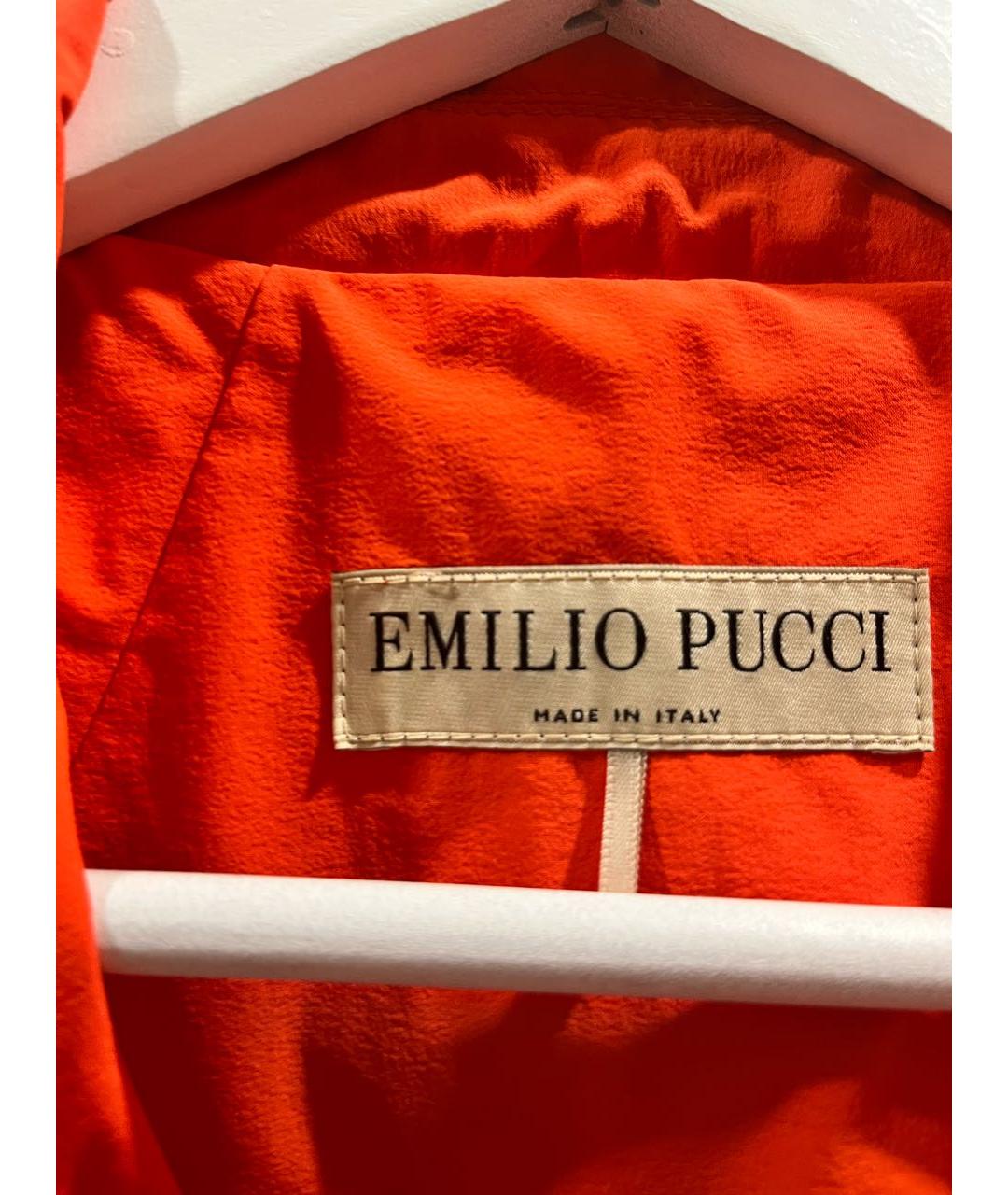 EMILIO PUCCI Оранжевый костюм с брюками, фото 3