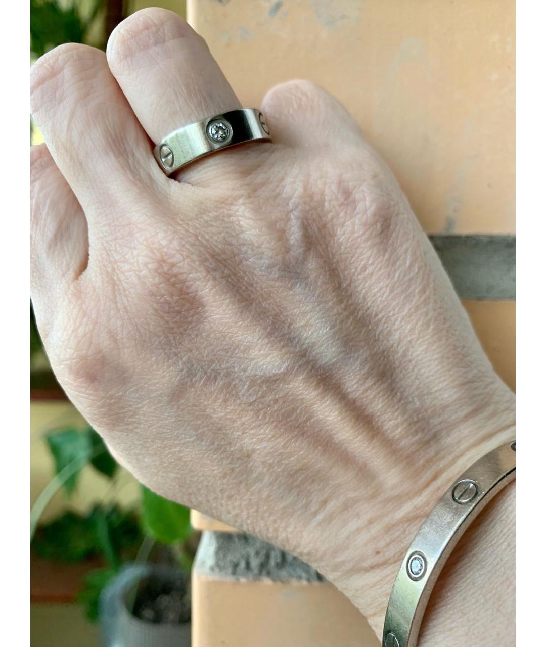 CARTIER Серебряное кольцо из белого золота, фото 4