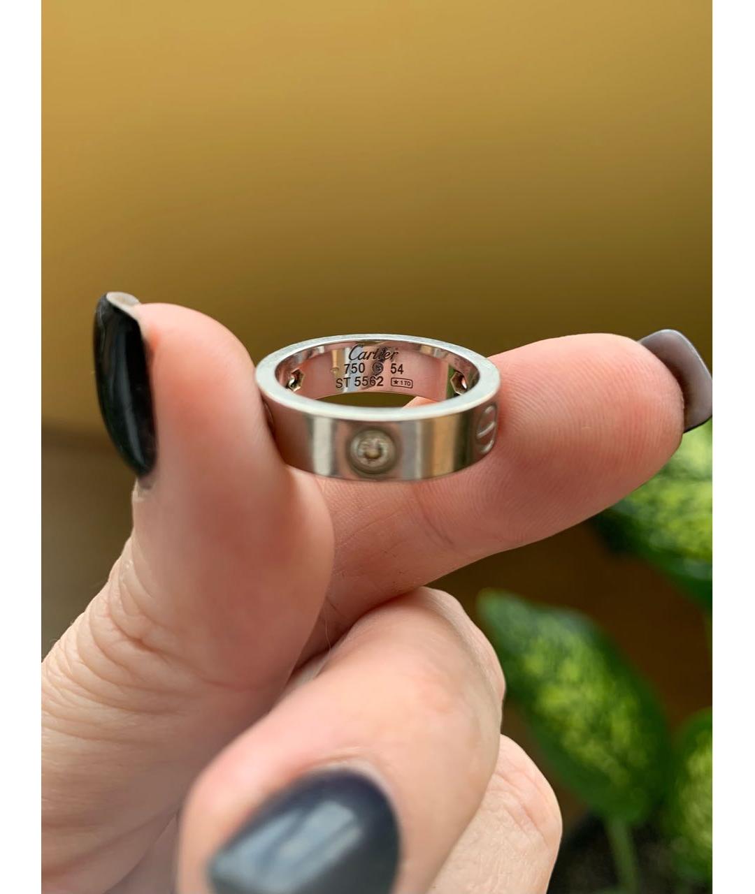CARTIER Серебряное кольцо из белого золота, фото 2