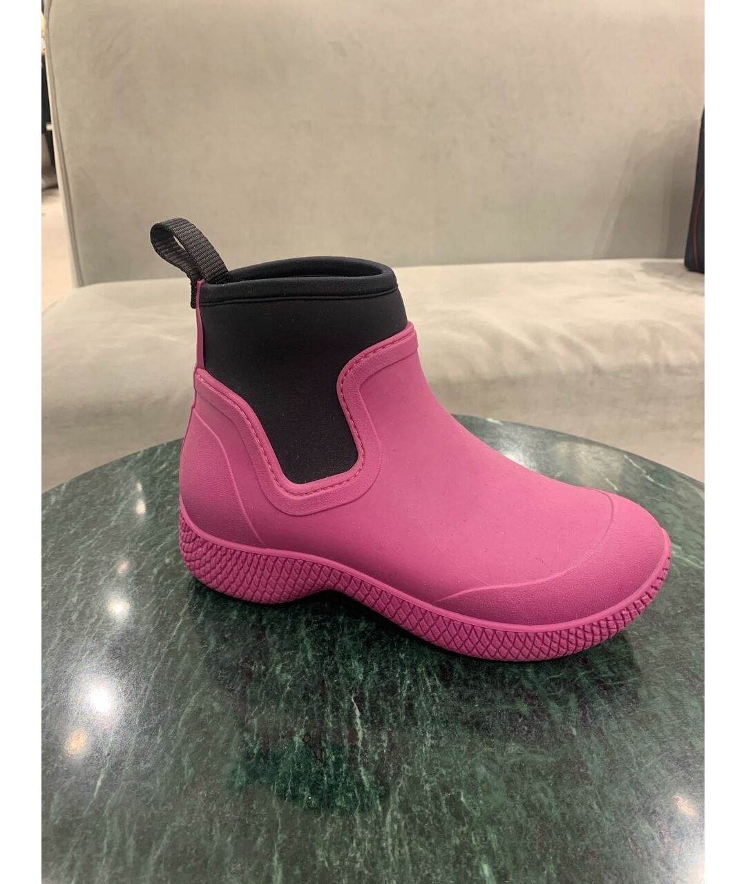 CELINE PRE-OWNED Розовые резиновые ботинки, фото 7