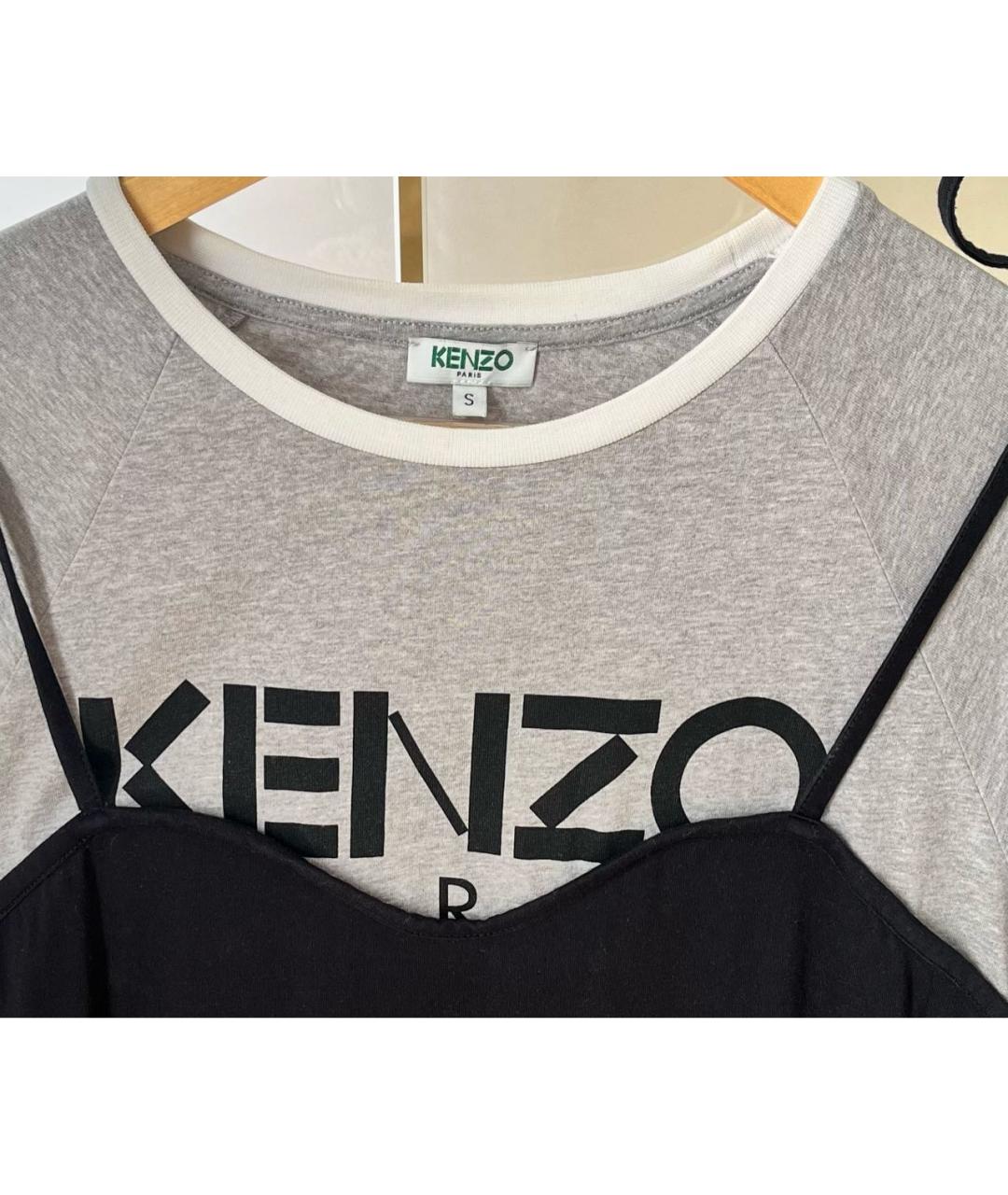 KENZO Черное повседневное платье, фото 3