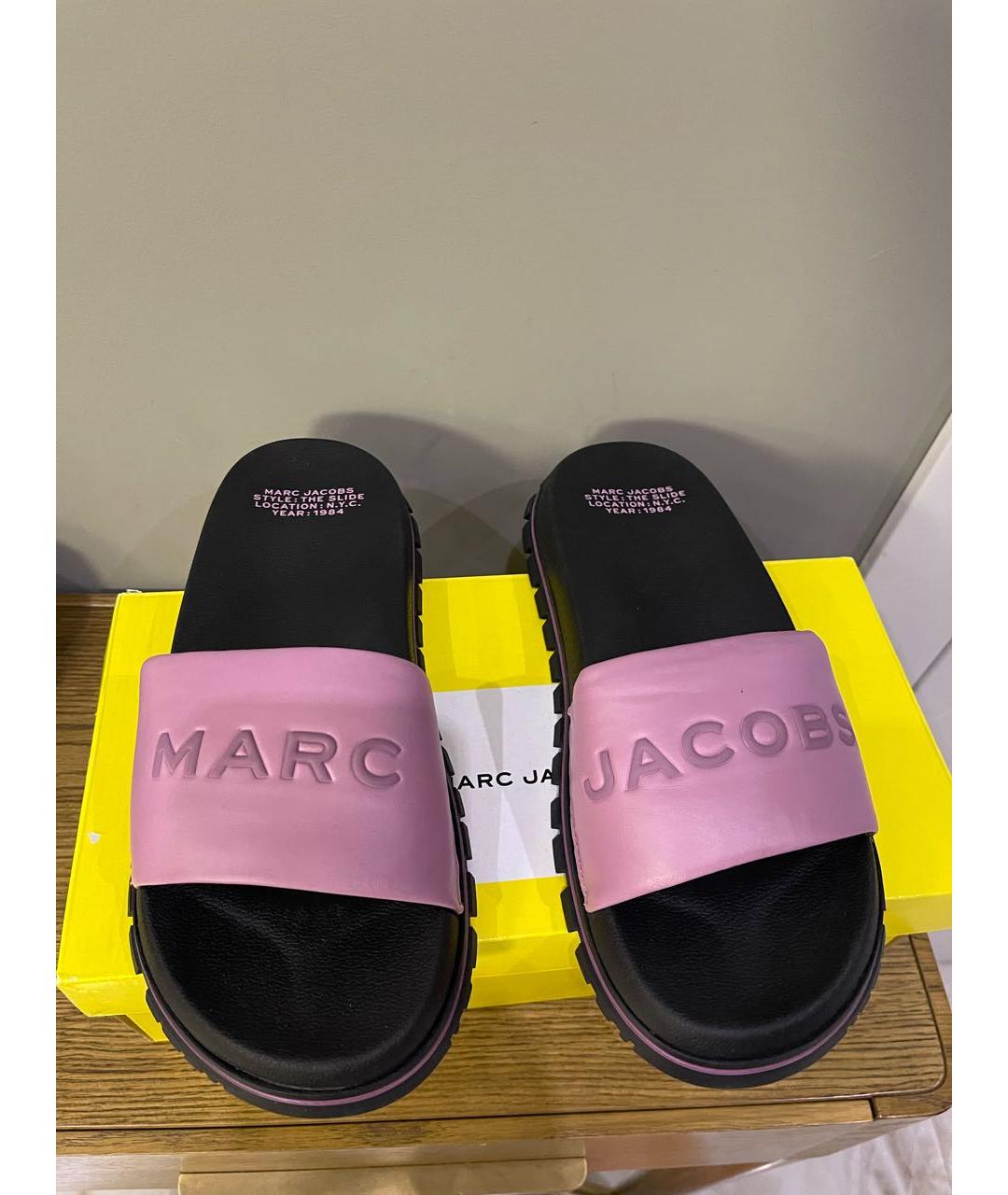 MARC JACOBS Кожаные шлепанцы, фото 3