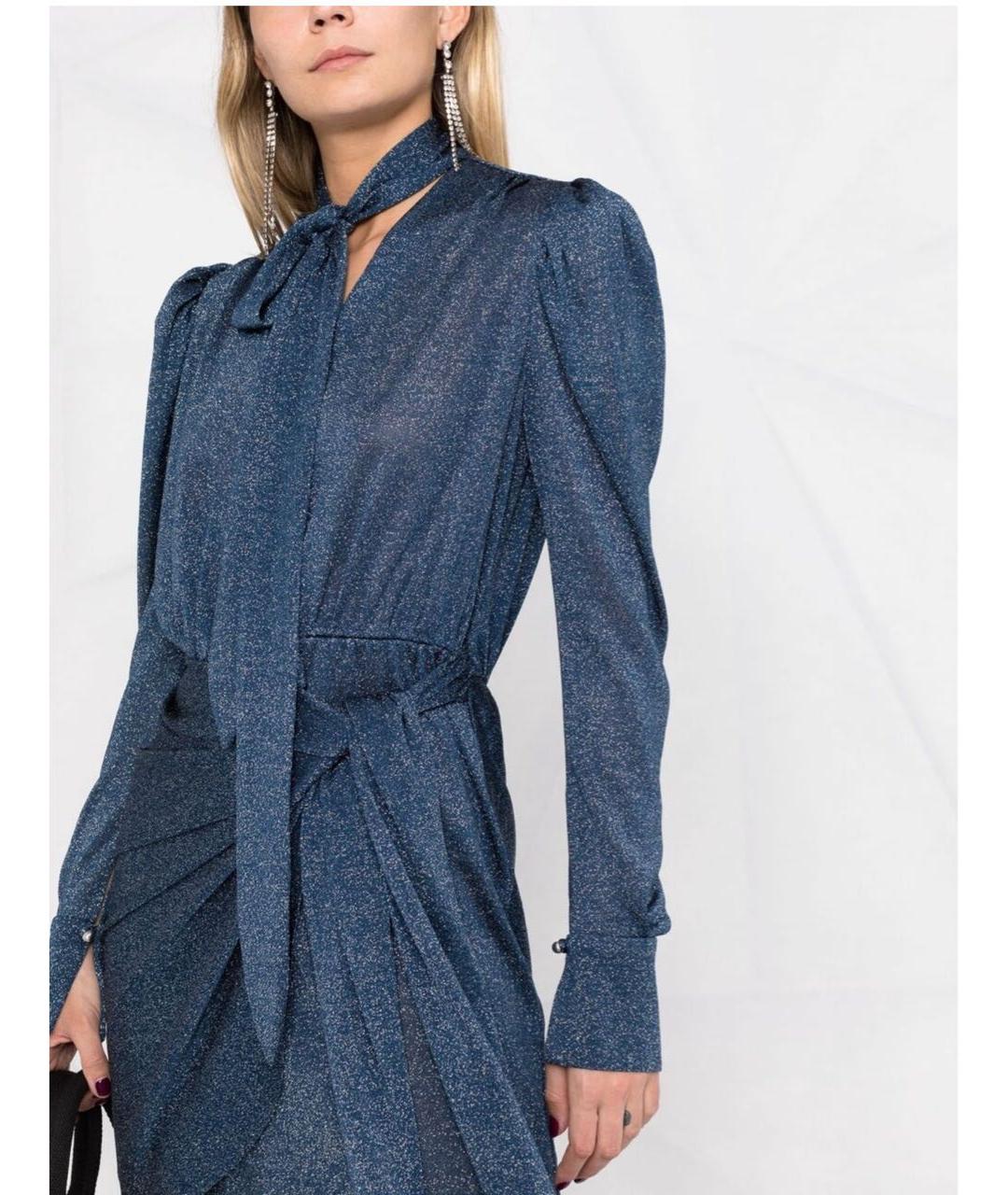 LANVIN Синее платье, фото 5