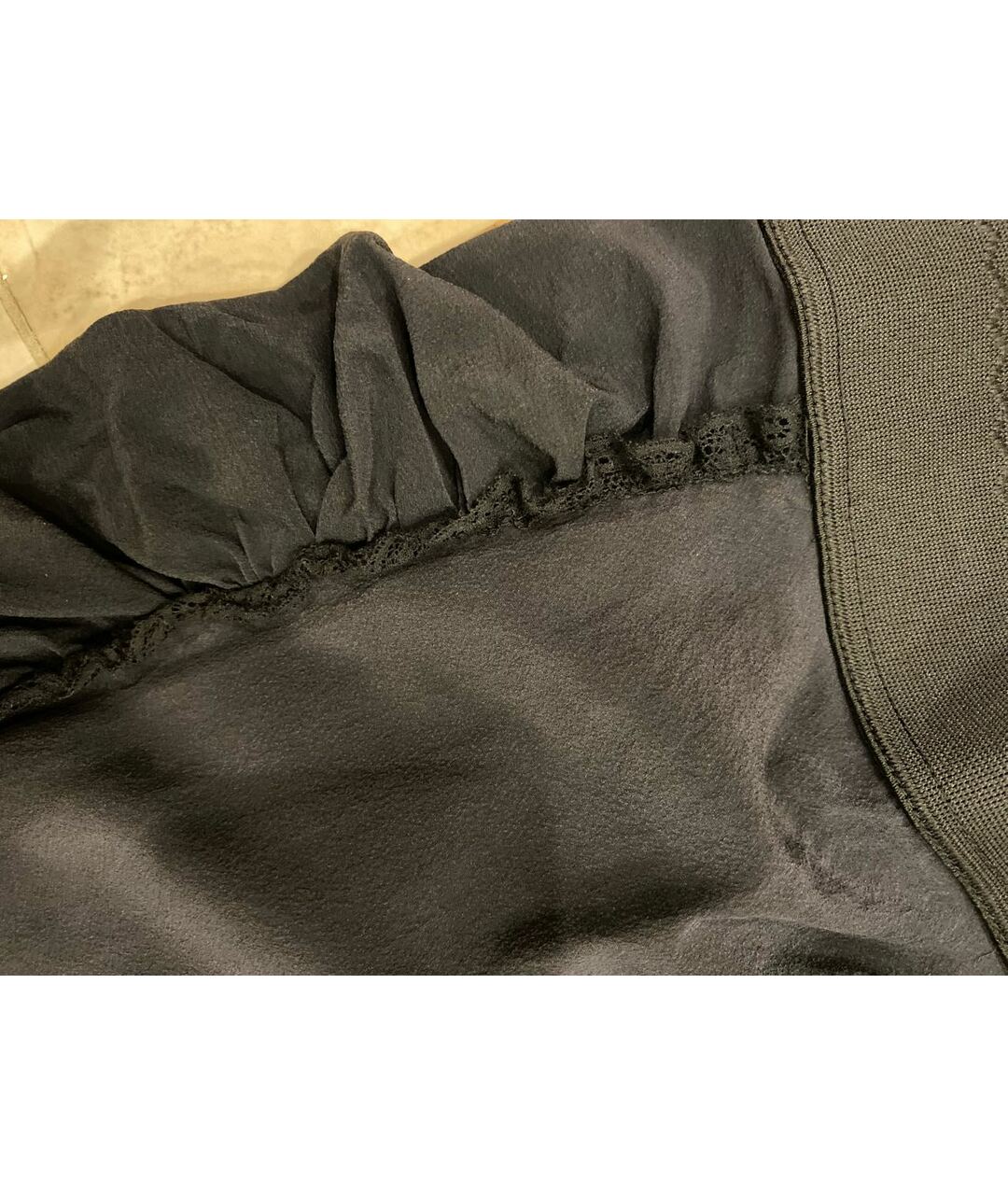 DOLCE&GABBANA Черная шелковая юбка миди, фото 4