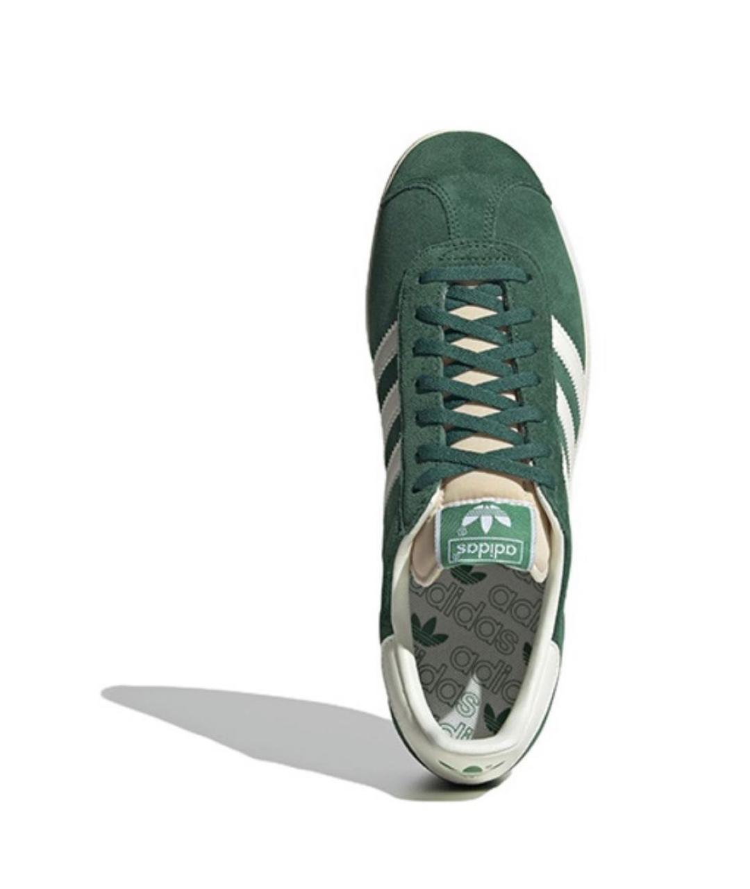 ADIDAS Зеленые замшевые кроссовки, фото 6