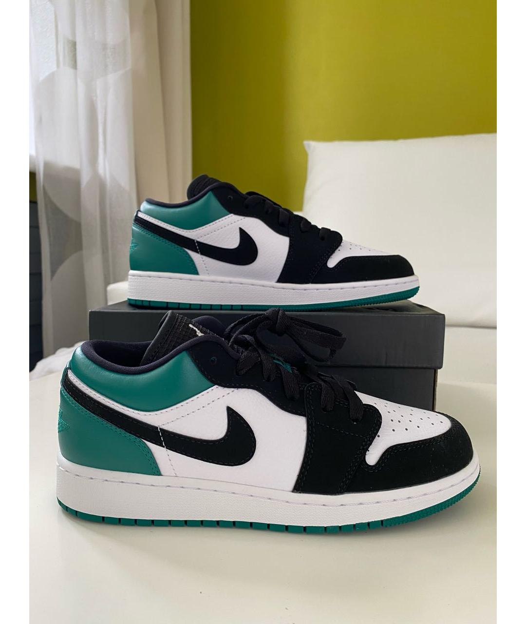 JORDAN Зеленые замшевые кроссовки, фото 3