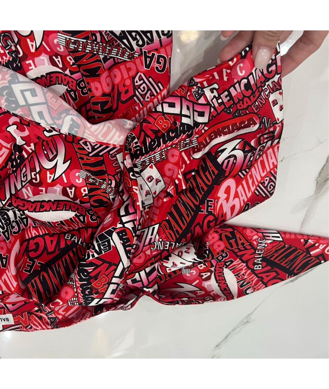 BALENCIAGA Вискозная юбка макси, фото 4
