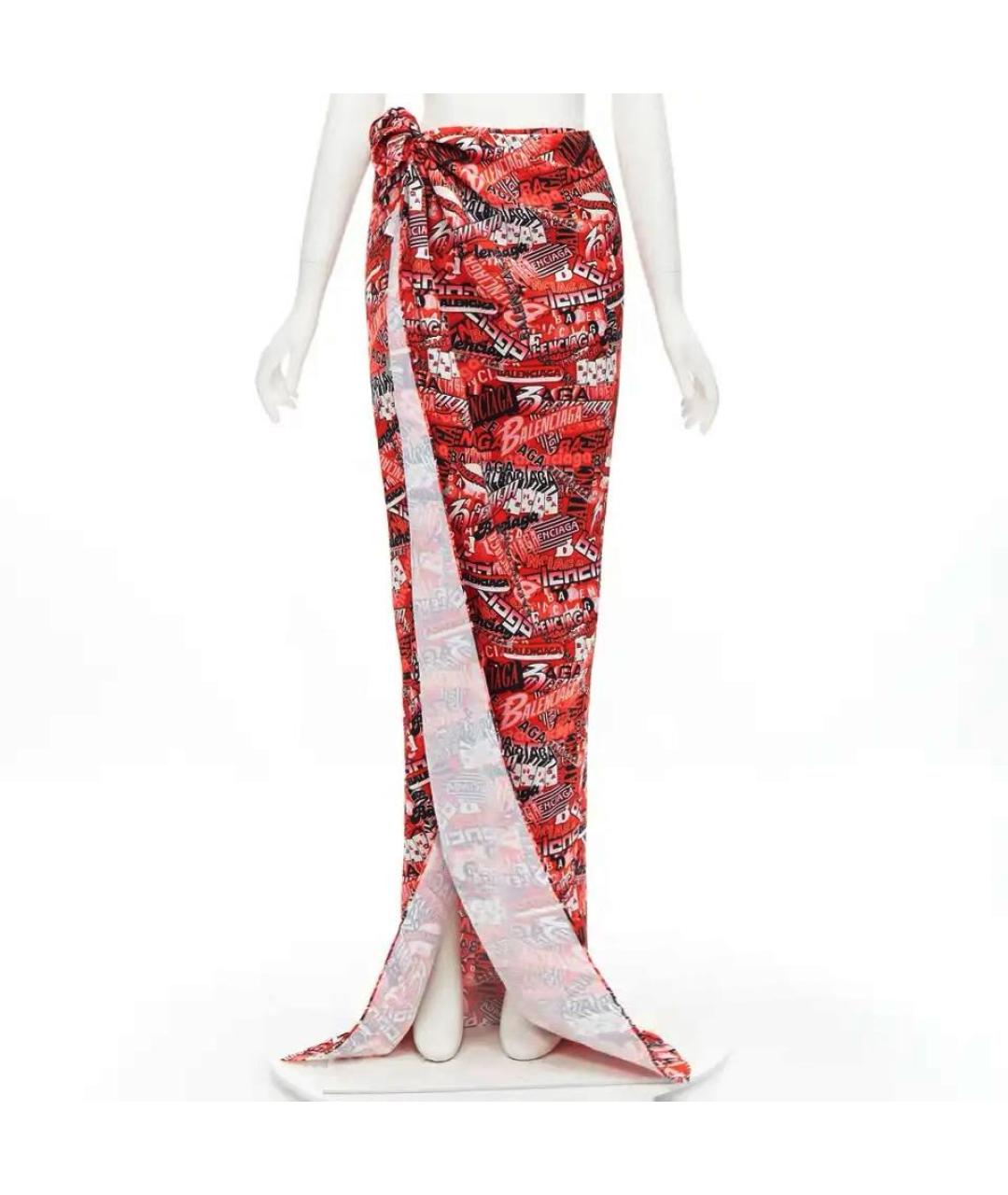 BALENCIAGA Вискозная юбка макси, фото 8