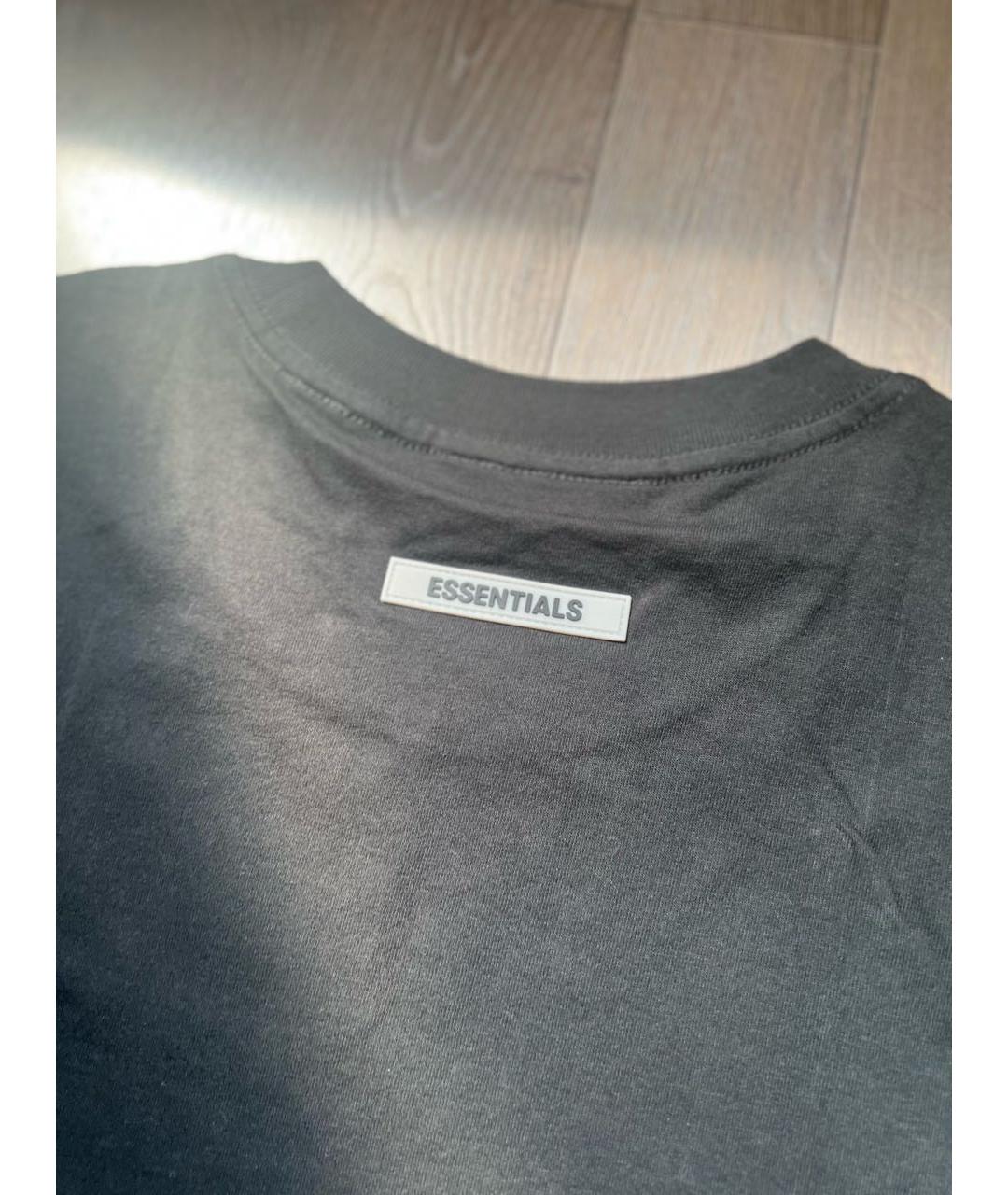 FEAR OF GOD ESSENTIALS Черная футболка, фото 5