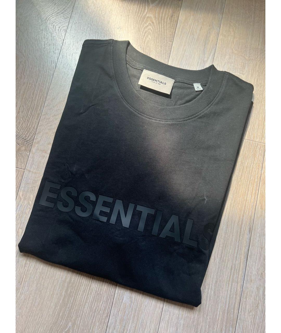 FEAR OF GOD ESSENTIALS Черная футболка, фото 6