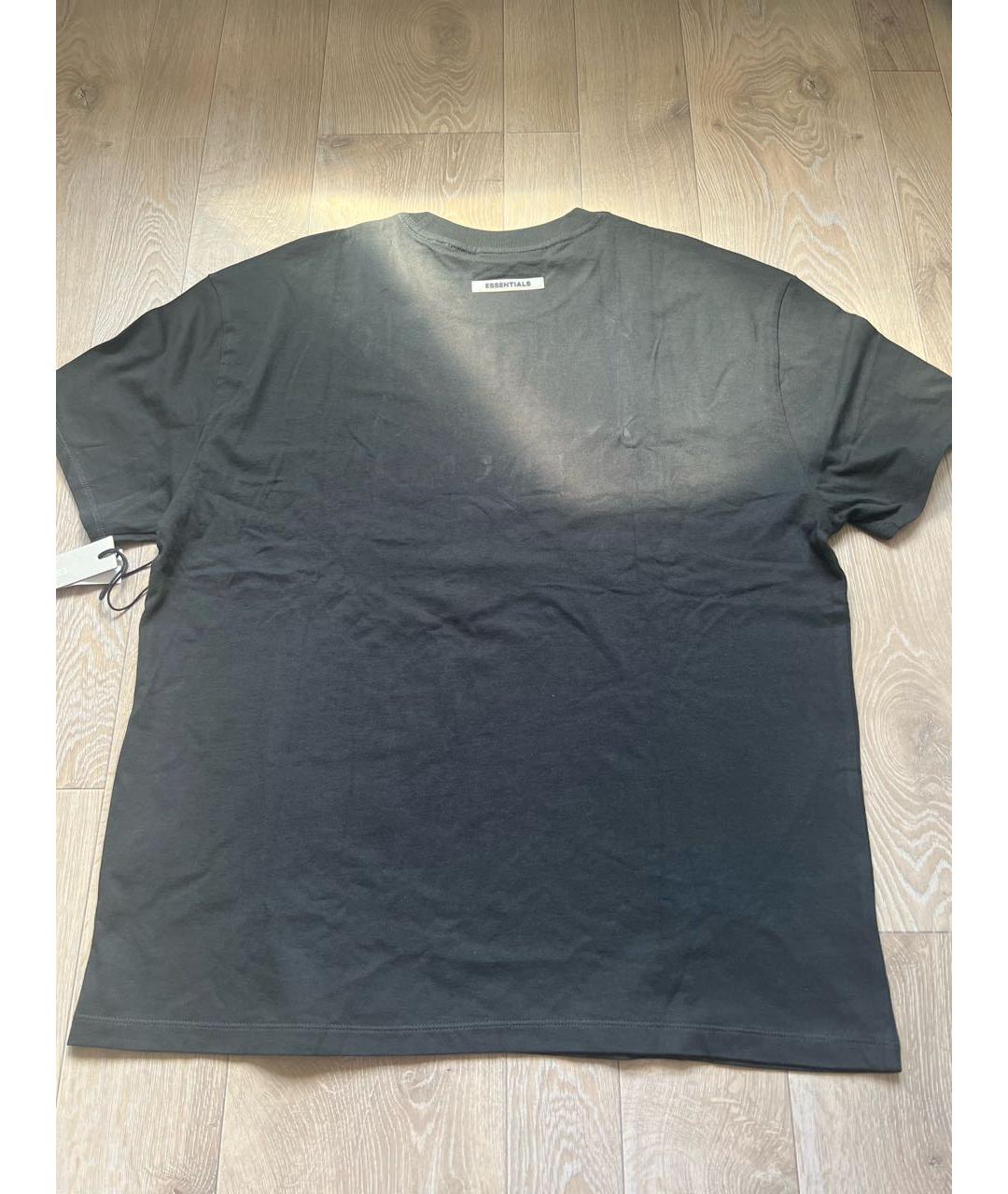 FEAR OF GOD ESSENTIALS Черная футболка, фото 4