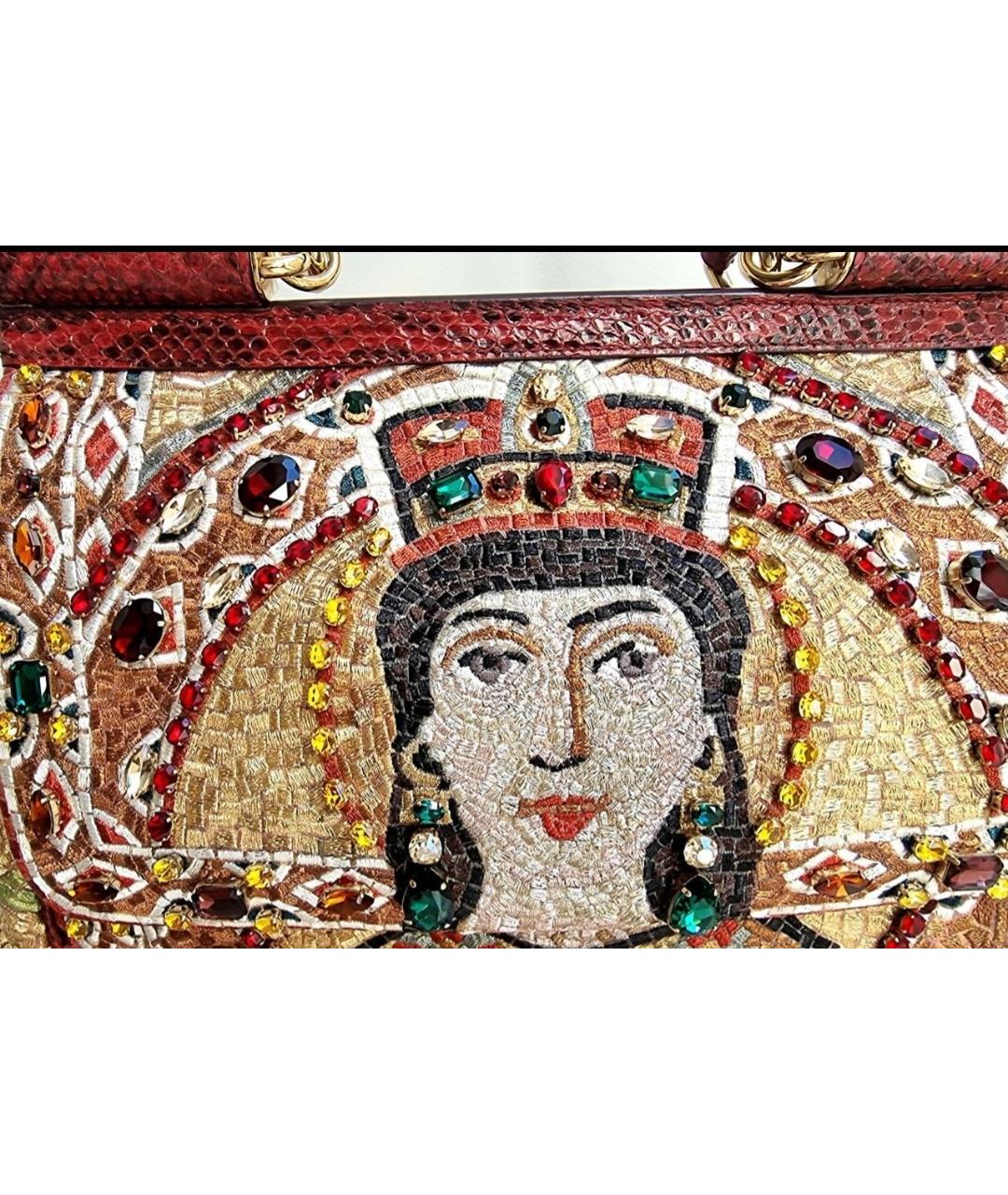 DOLCE&GABBANA Мульти кожаная сумка с короткими ручками, фото 2
