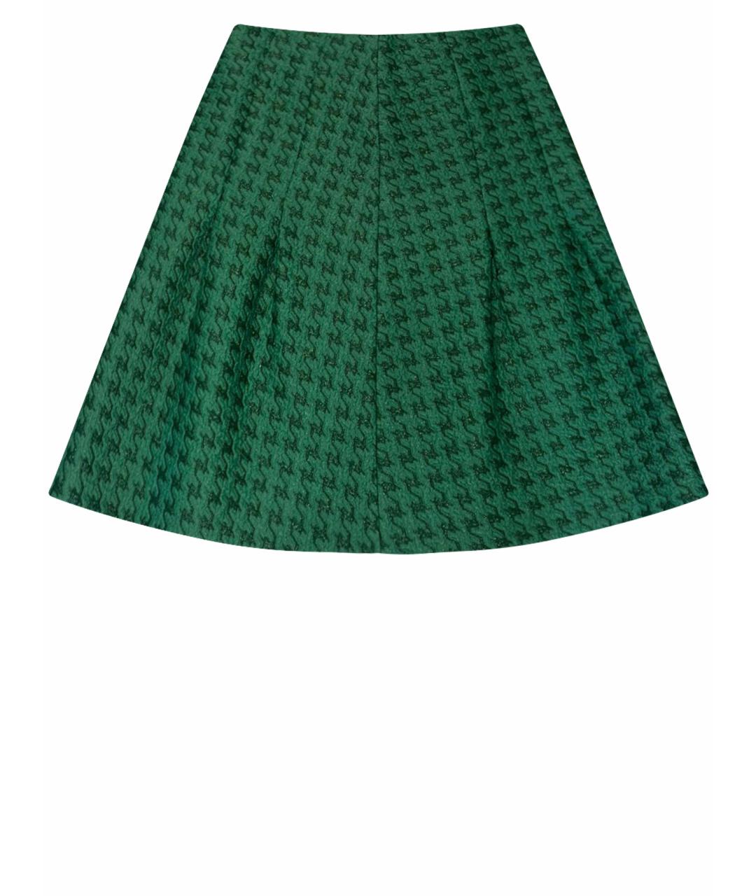 MARNI Зеленая юбка миди, фото 1