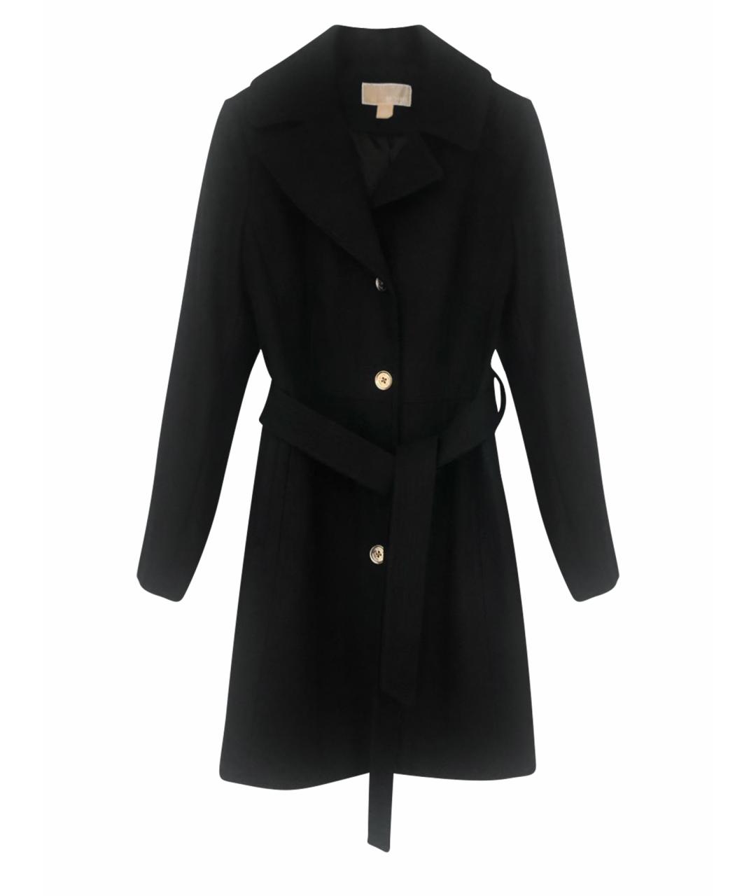 MICHAEL MICHAEL KORS Черное шерстяное пальто для женщин – купить в ...