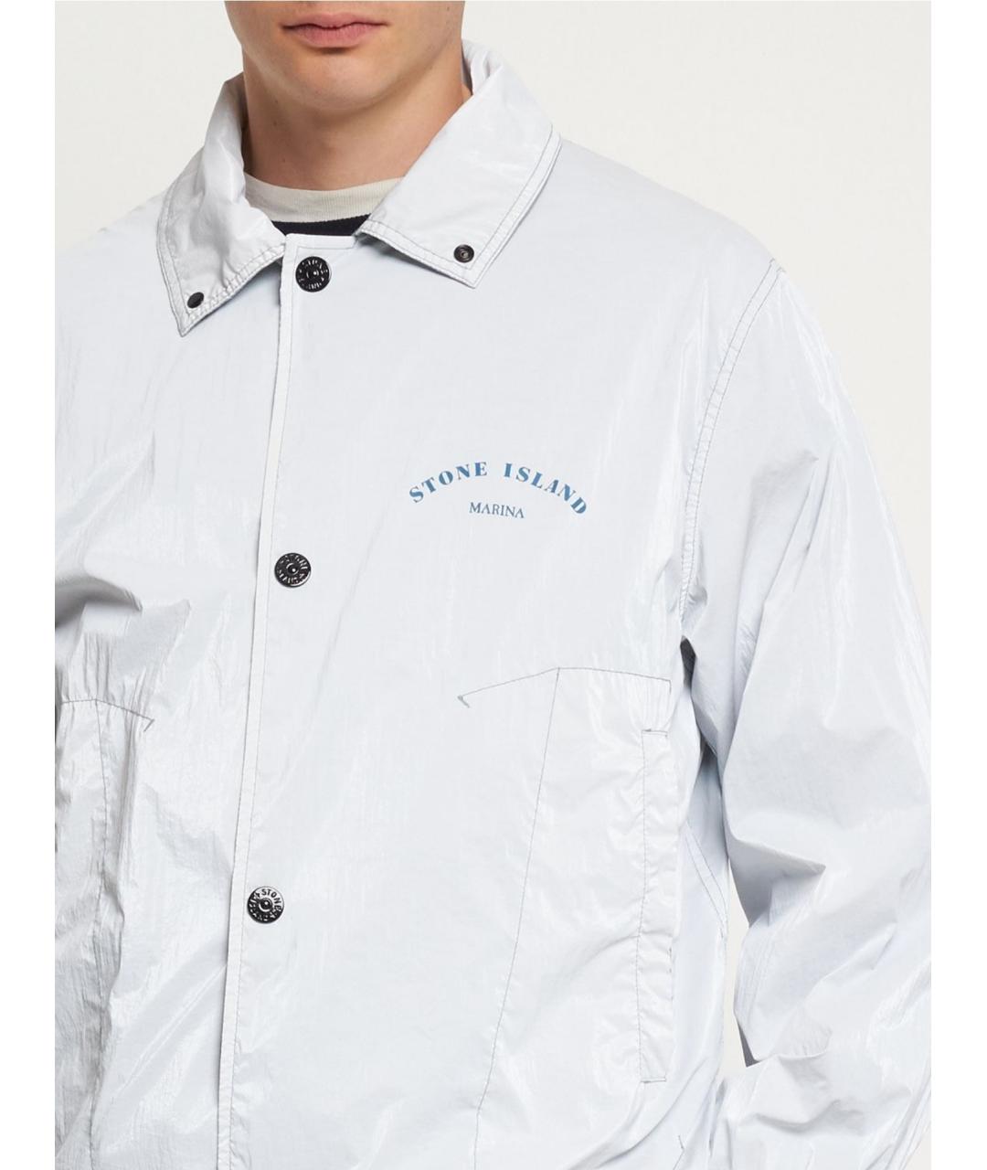 STONE ISLAND Голубая куртка, фото 2