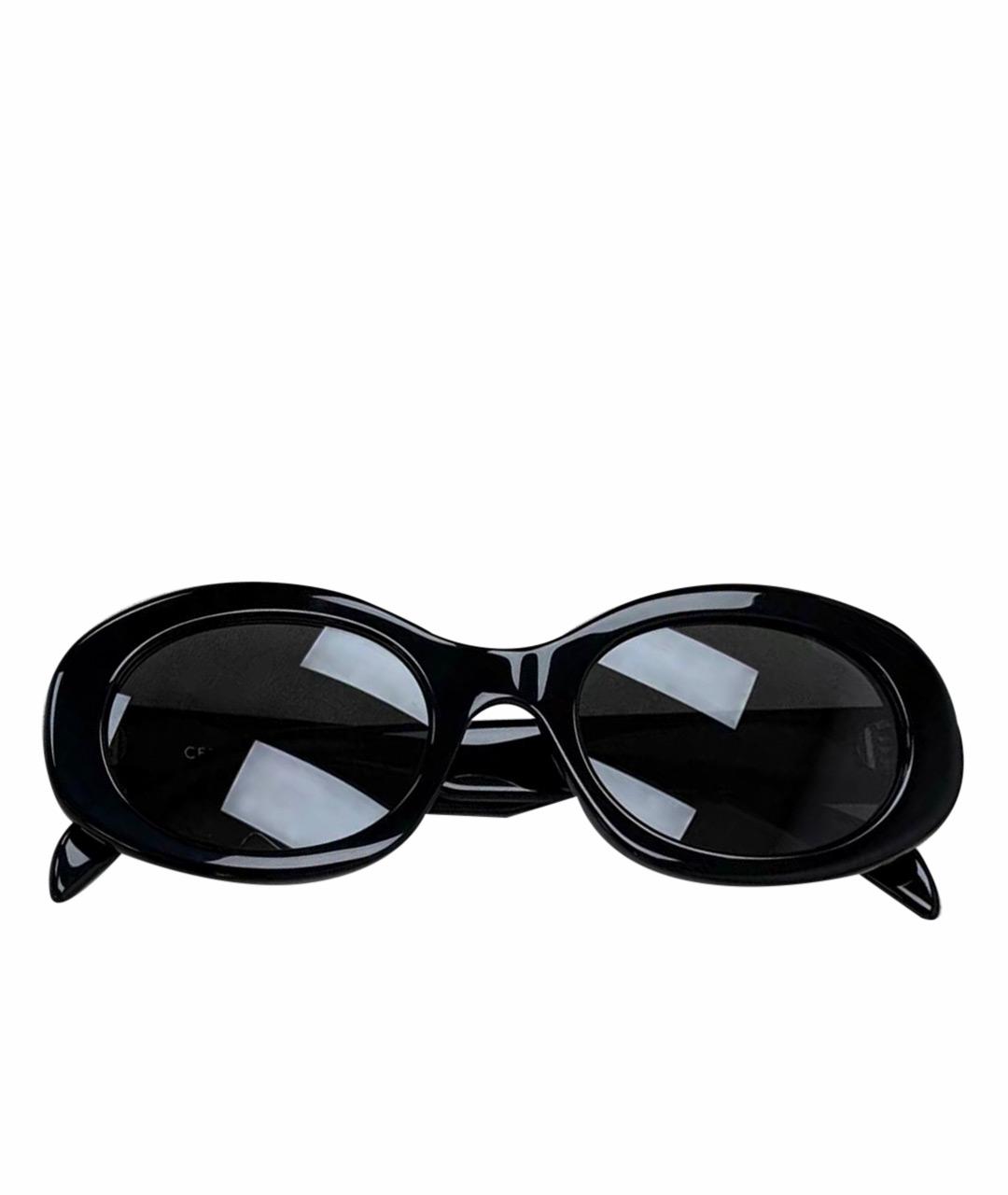 CELINE Черные пластиковые солнцезащитные очки, фото 1
