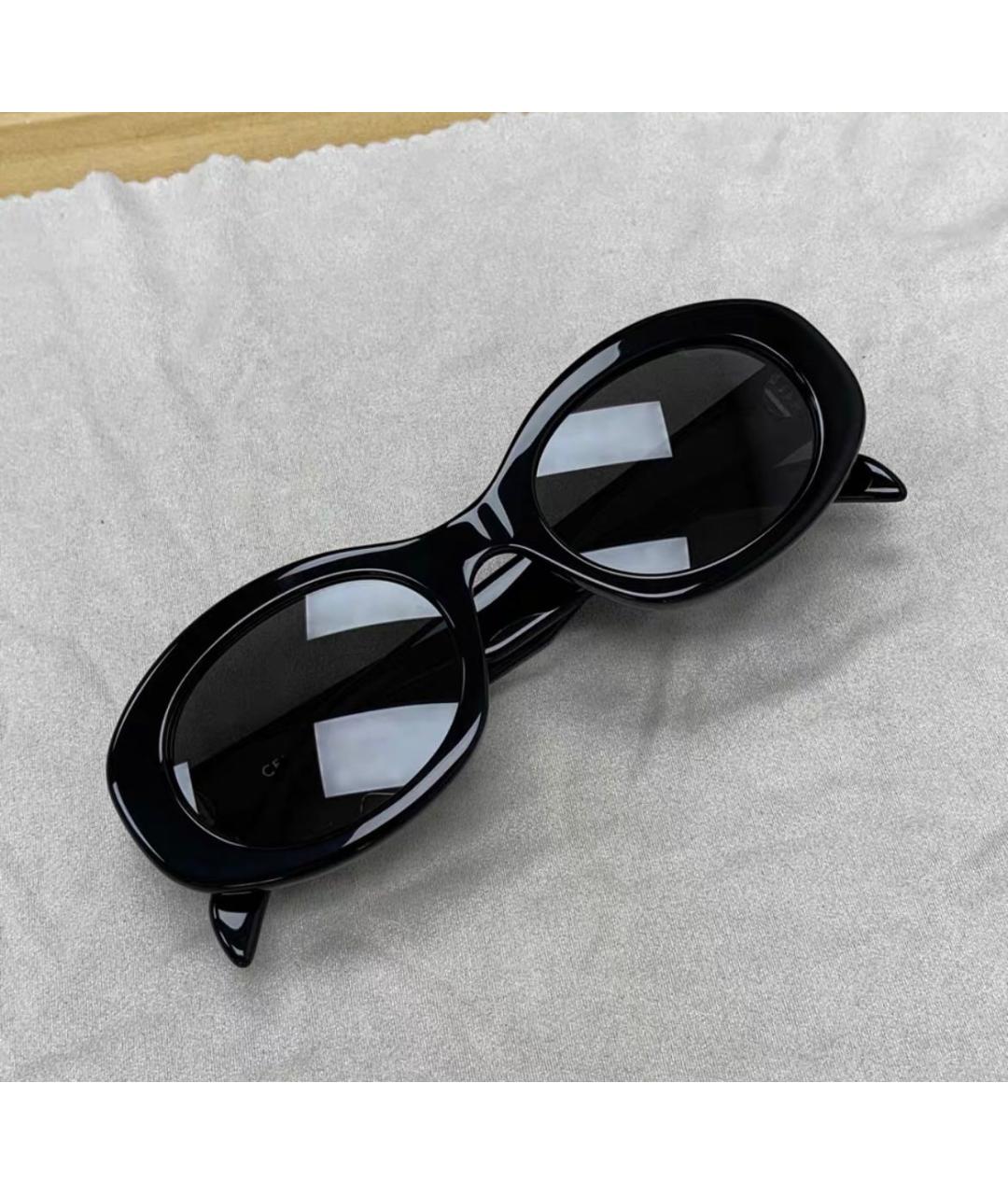 CELINE Черные пластиковые солнцезащитные очки, фото 2
