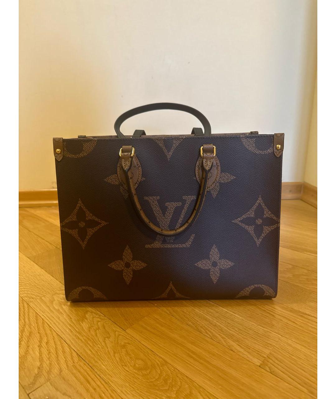 LOUIS VUITTON Коричневая сумка тоут, фото 3