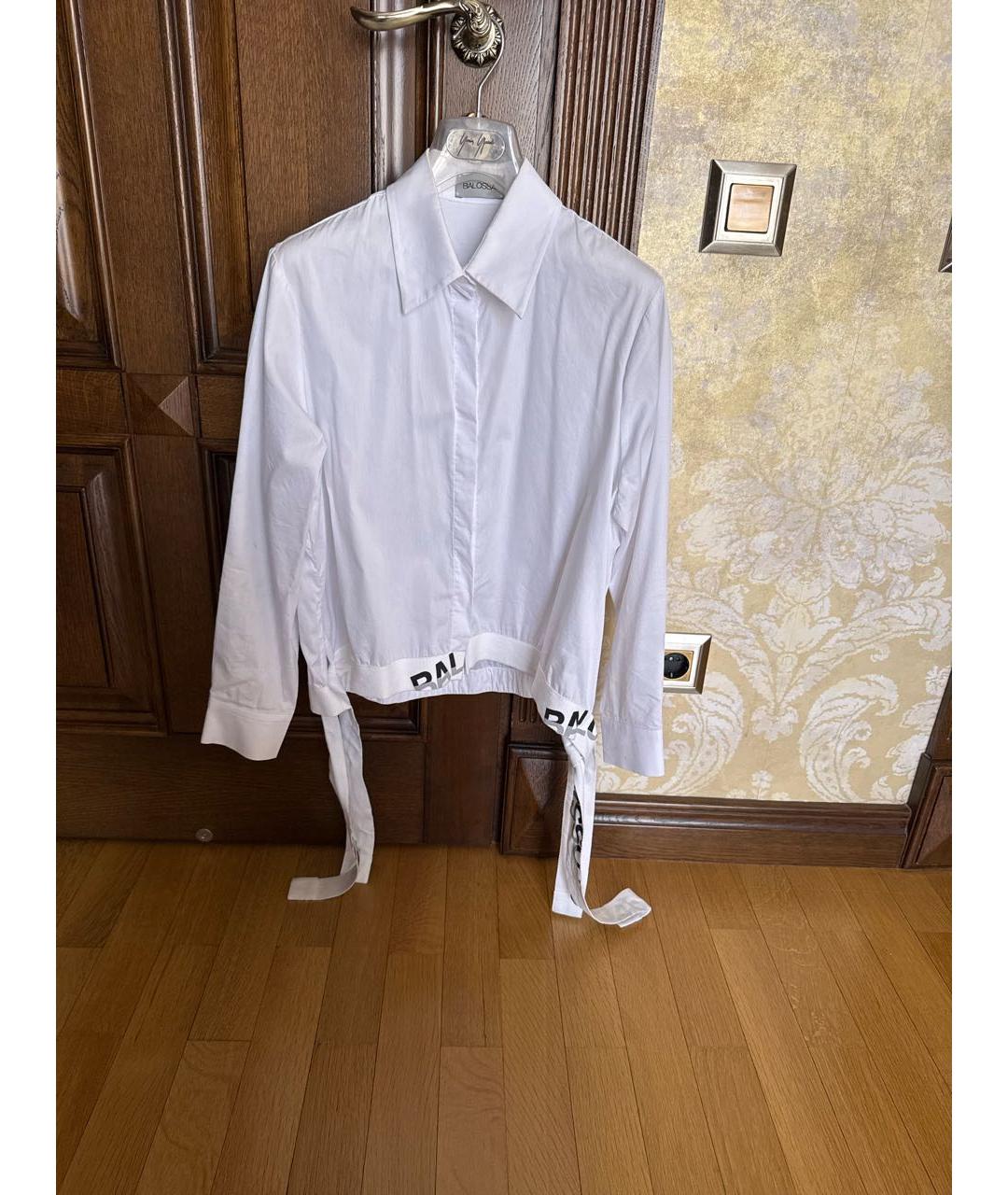 BALOSSA WHITE SHIRT Белая хлопковая рубашка, фото 7