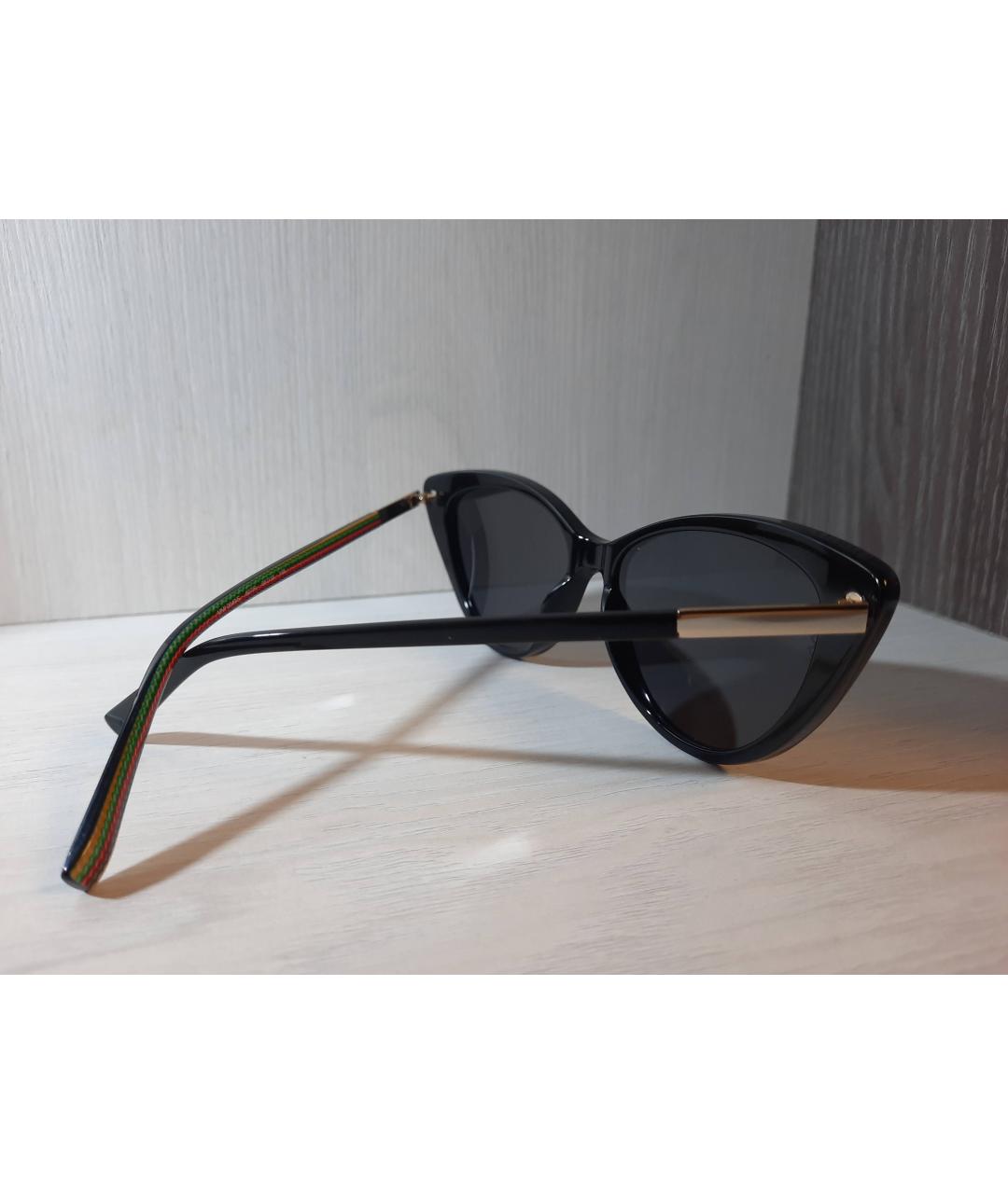 M MISSONI Черные пластиковые солнцезащитные очки, фото 2