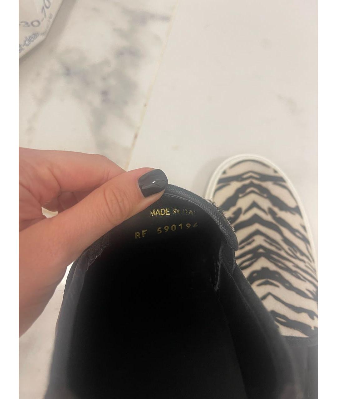 SAINT LAURENT Черные слипоны, фото 7