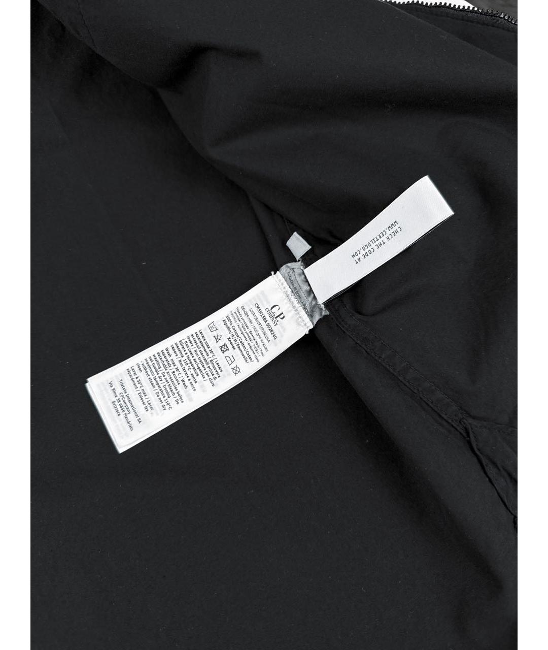 CP COMPANY Черная хлопковая кэжуал рубашка, фото 6