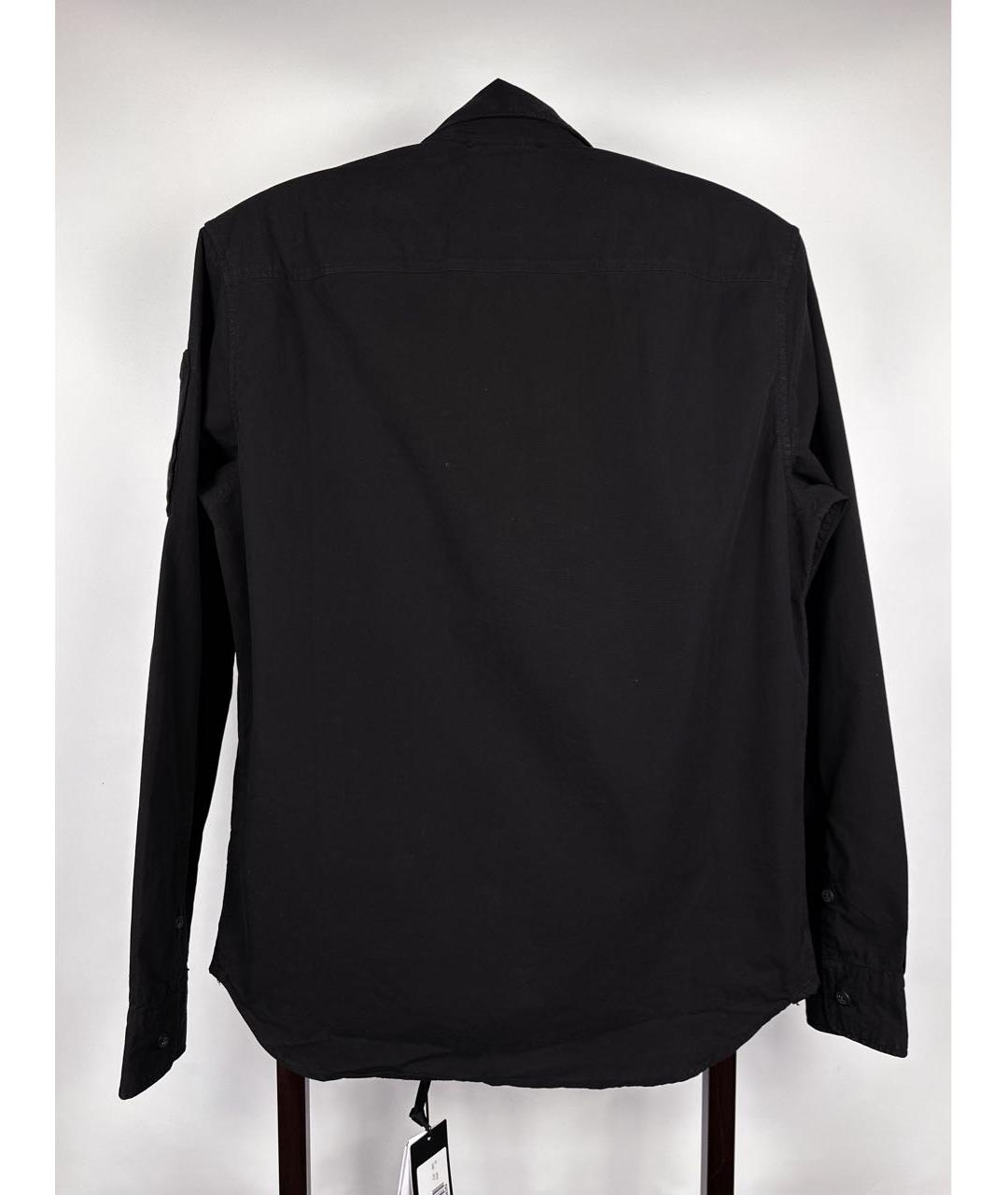 CP COMPANY Черная хлопковая кэжуал рубашка, фото 2
