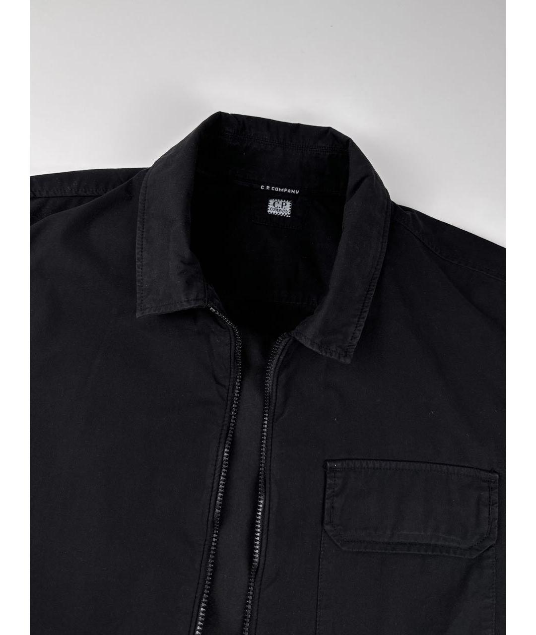CP COMPANY Черная хлопковая кэжуал рубашка, фото 3