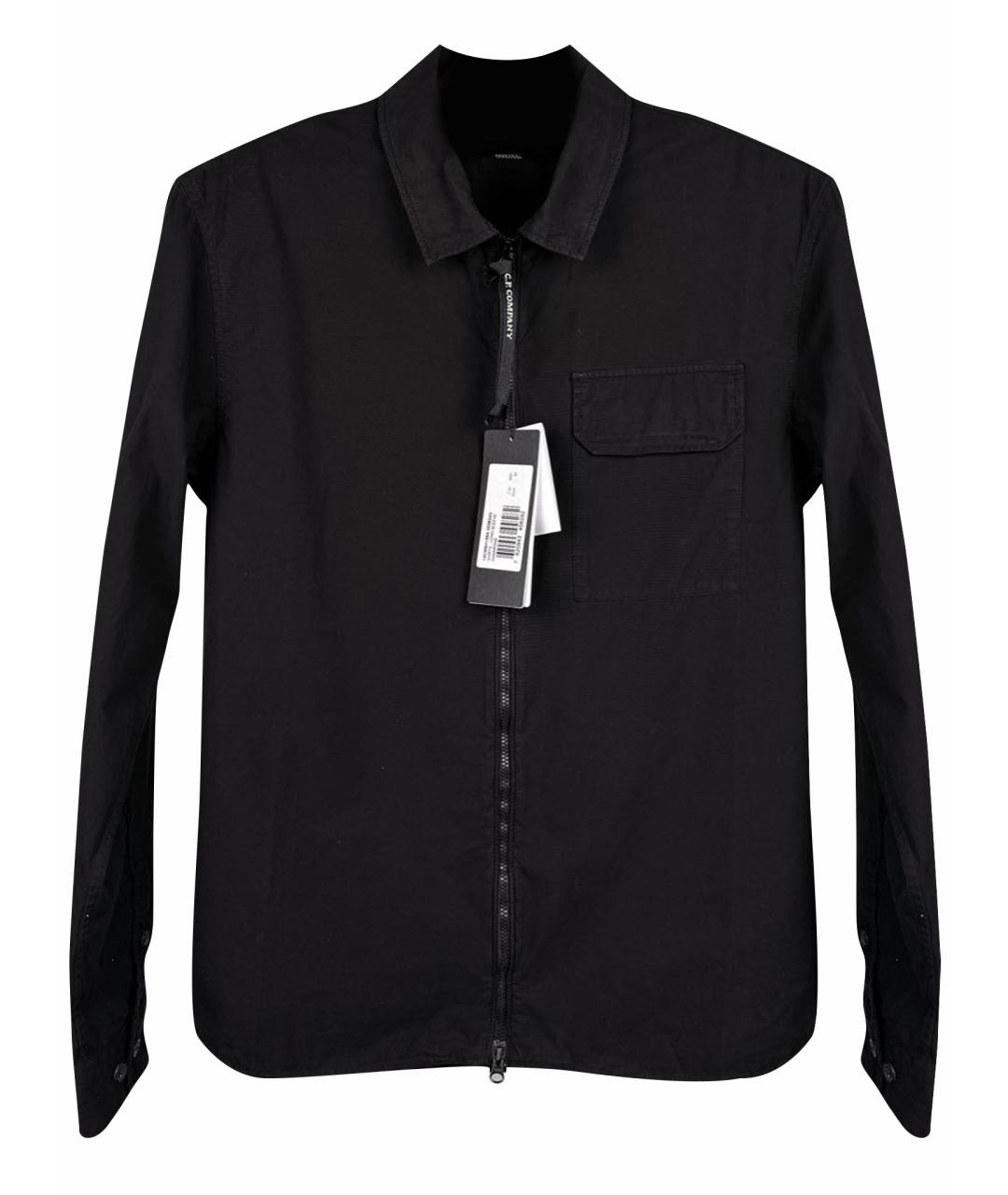 CP COMPANY Черная хлопковая кэжуал рубашка, фото 1