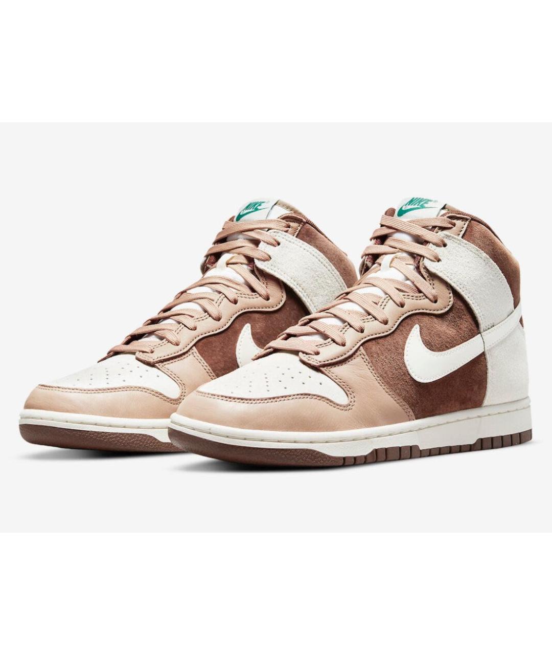 NIKE Коричневые замшевые кроссовки, фото 2