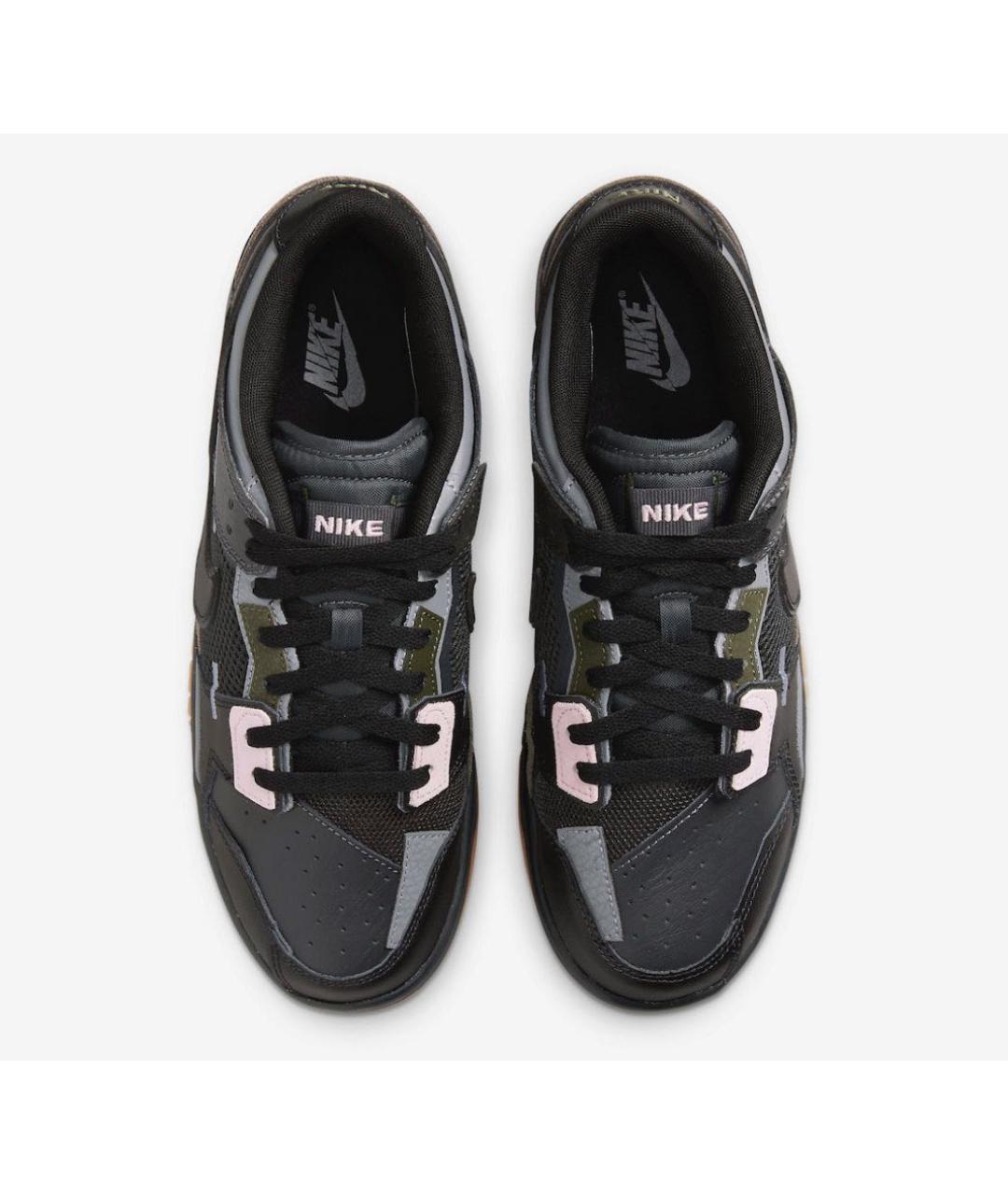 NIKE Черные кожаные кроссовки, фото 3