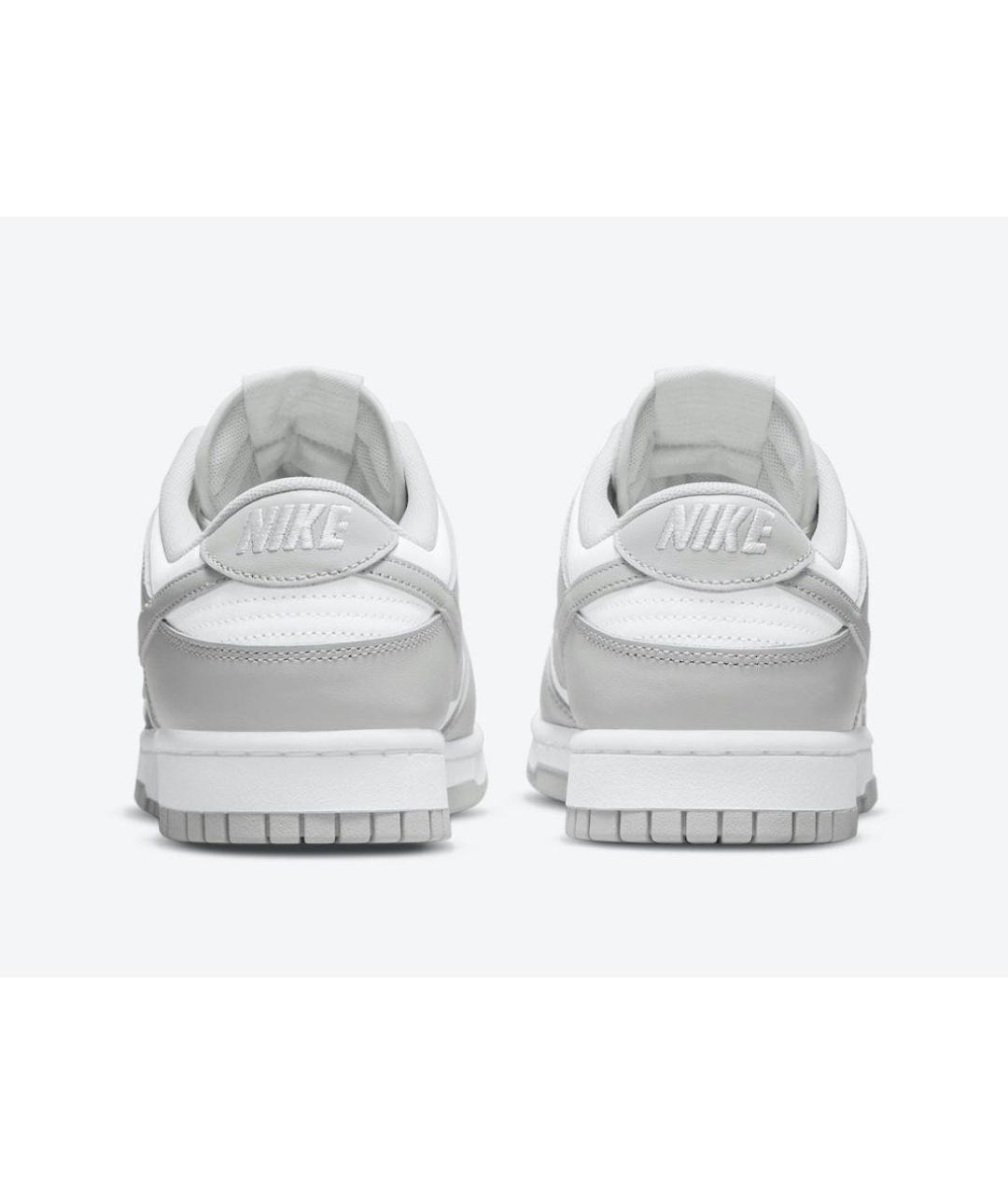 NIKE Серые кожаные низкие кроссовки / кеды, фото 4