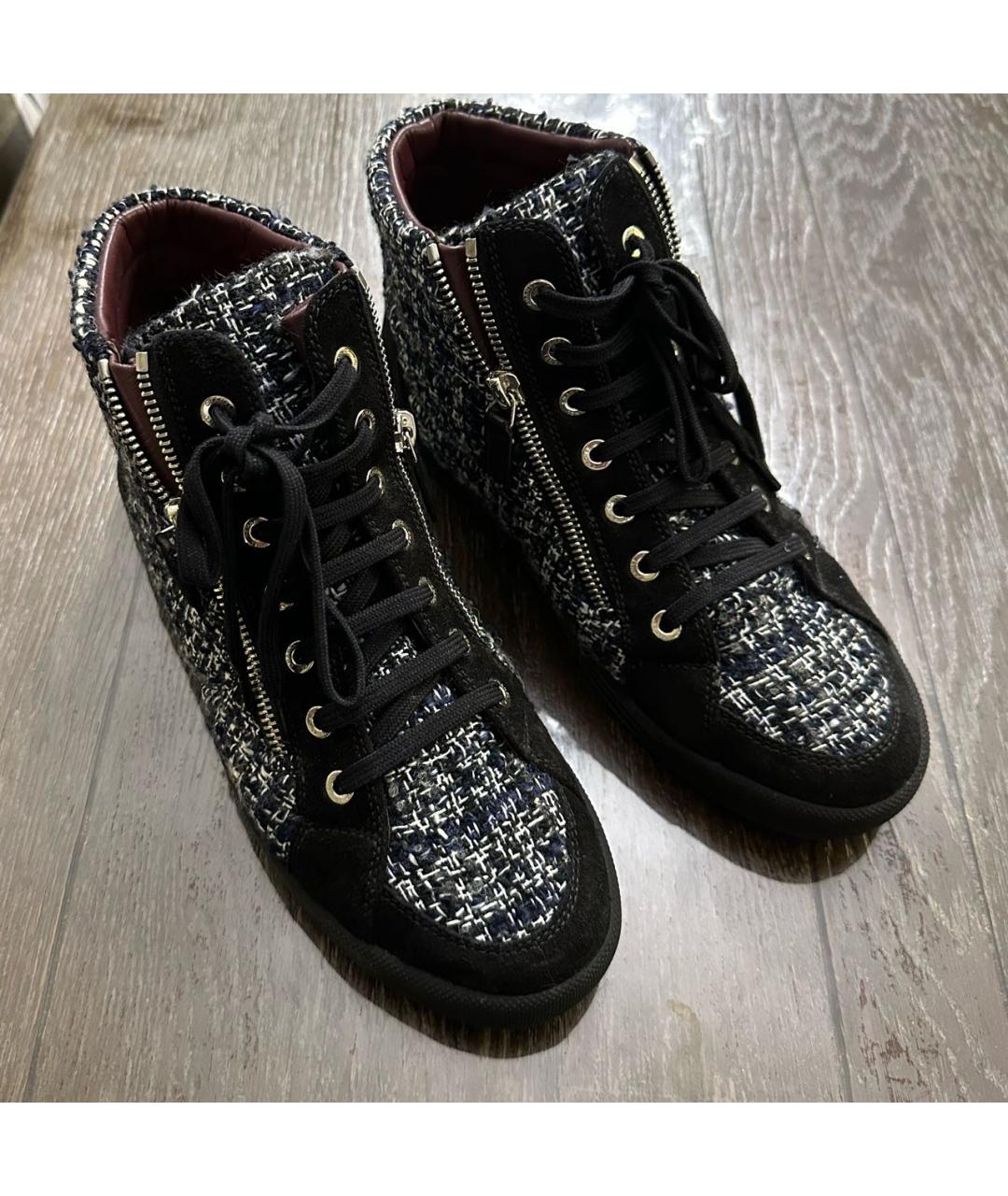 CHANEL Текстильные кеды, фото 2