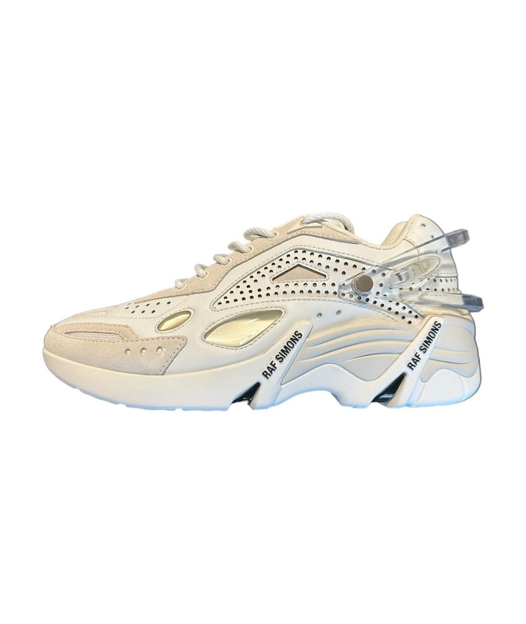 RAF SIMONS Белые низкие кроссовки / кеды, фото 7