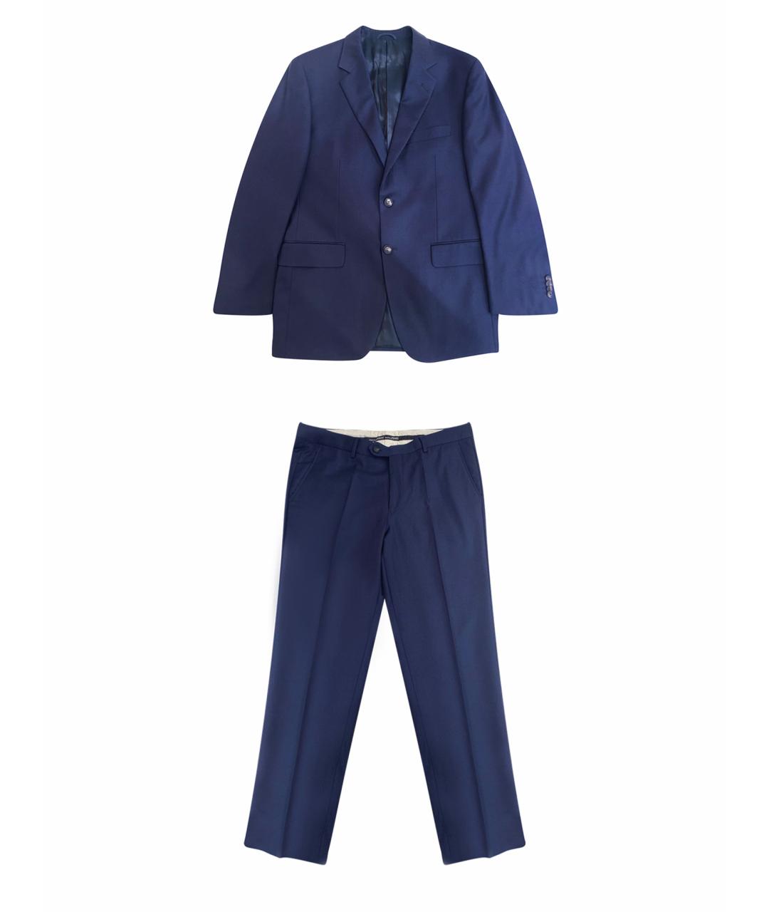 GIANFRANCO FERRE Темно-синий классический костюм, фото 1