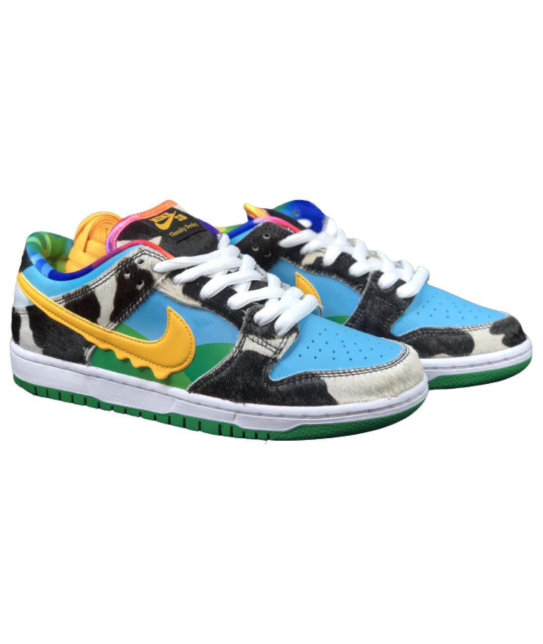 NIKE Мульти кожаные кроссовки, фото 7