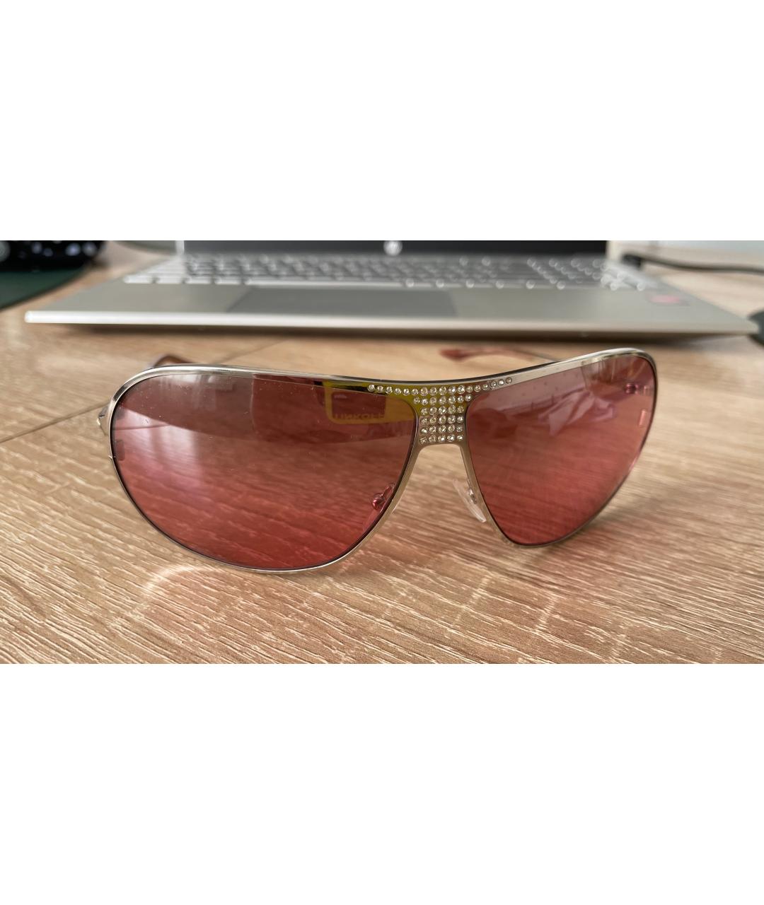 CHRISTIAN DIOR PRE-OWNED Розовые металлические солнцезащитные очки, фото 2