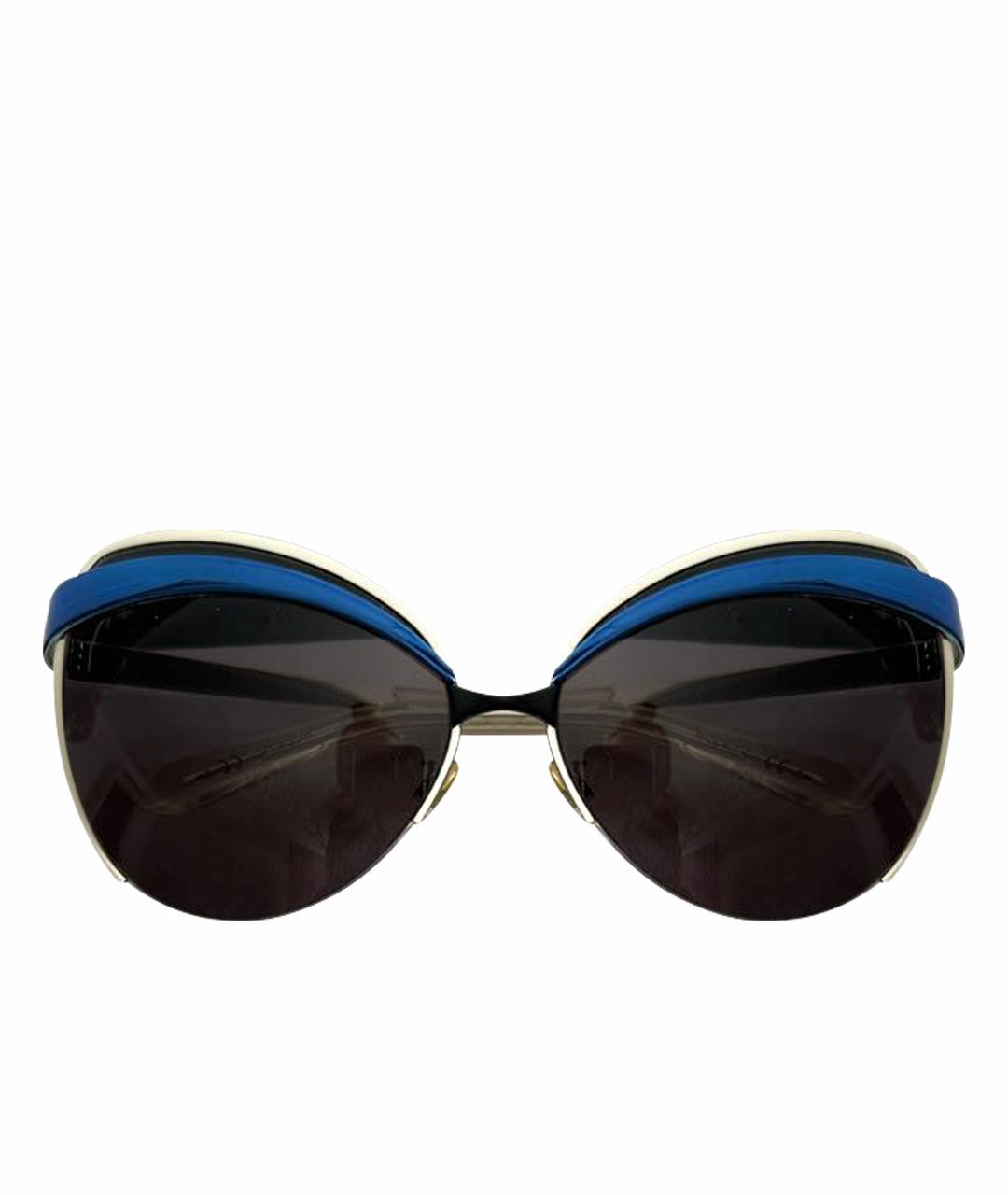 CHRISTIAN DIOR PRE-OWNED Синие металлические солнцезащитные очки, фото 1