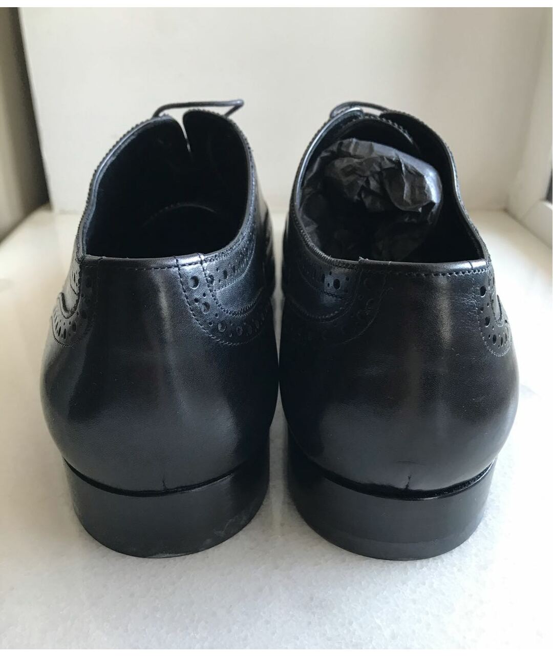 SAINT LAURENT Черные кожаные туфли, фото 4