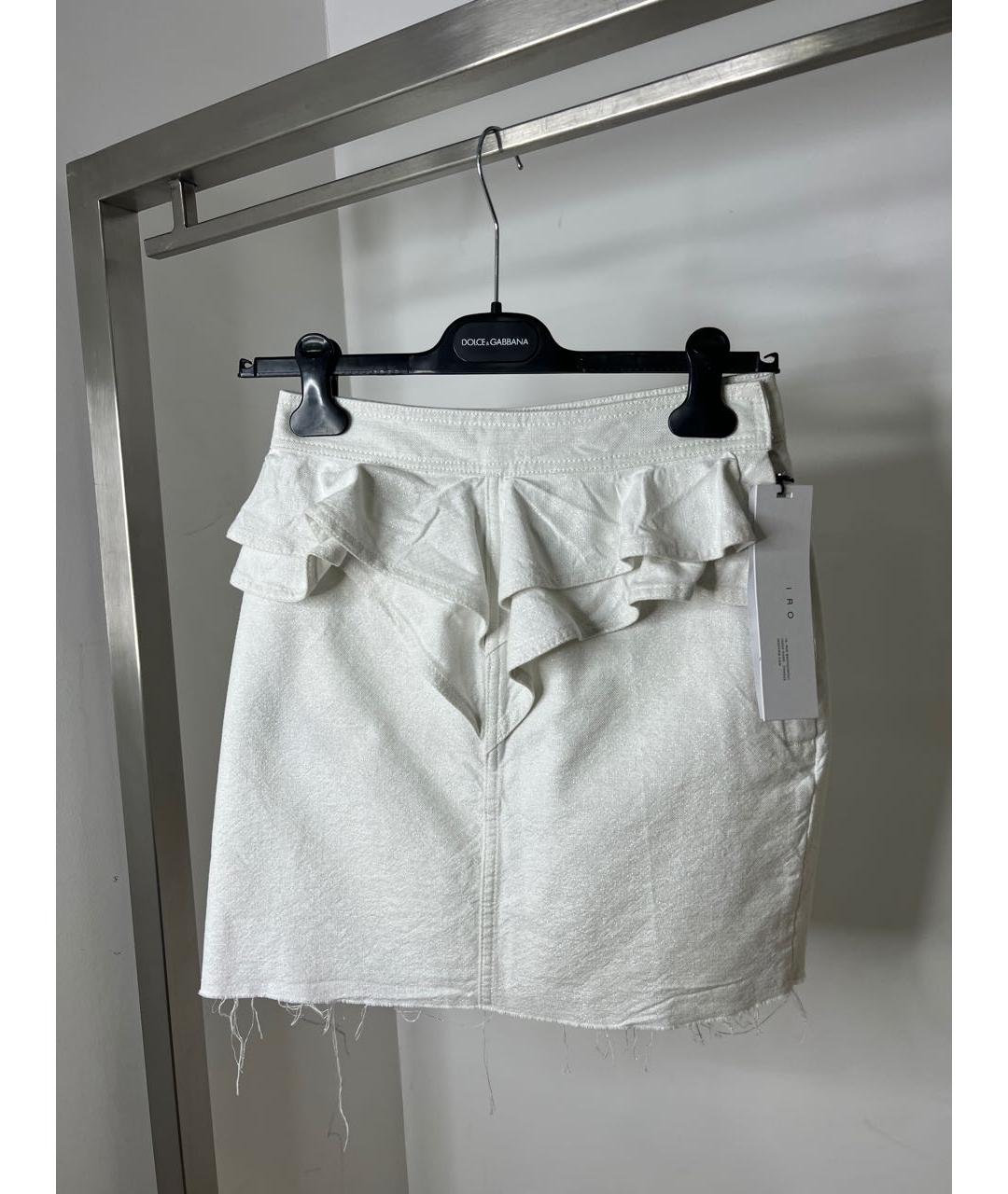IRO Белая юбка мини, фото 3