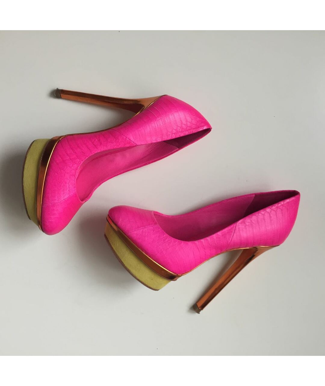 BRIAN ATWOOD Розовые кожаные туфли, фото 5