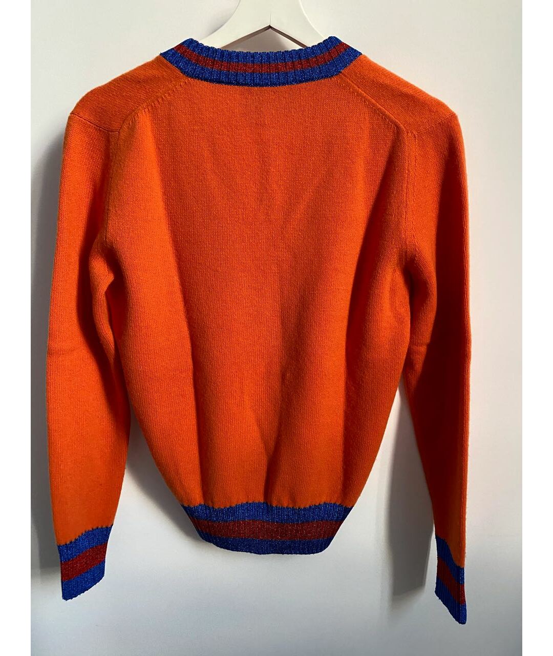 GUCCI Оранжевый шерстяной джемпер / свитер, фото 2