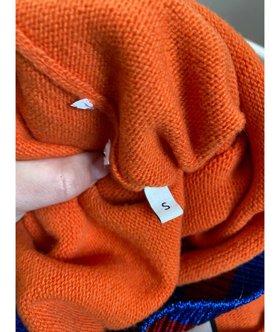 GUCCI Оранжевый шерстяной джемпер / свитер, фото 5
