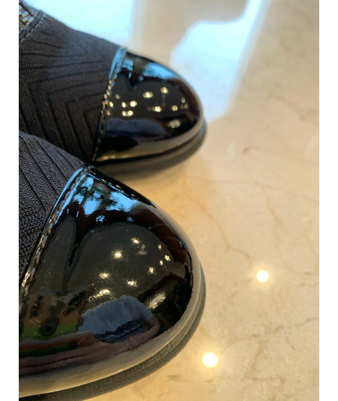 CHANEL PRE-OWNED Черные текстильные ботинки, фото 5