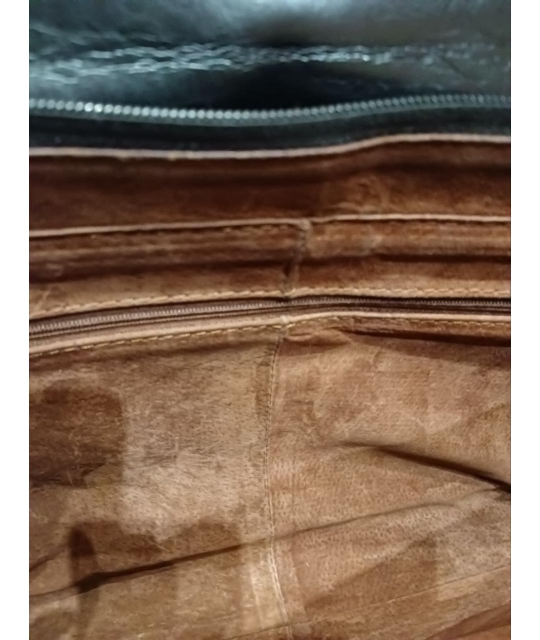 MONTBLANC Коричневый кожаный портфель, фото 5